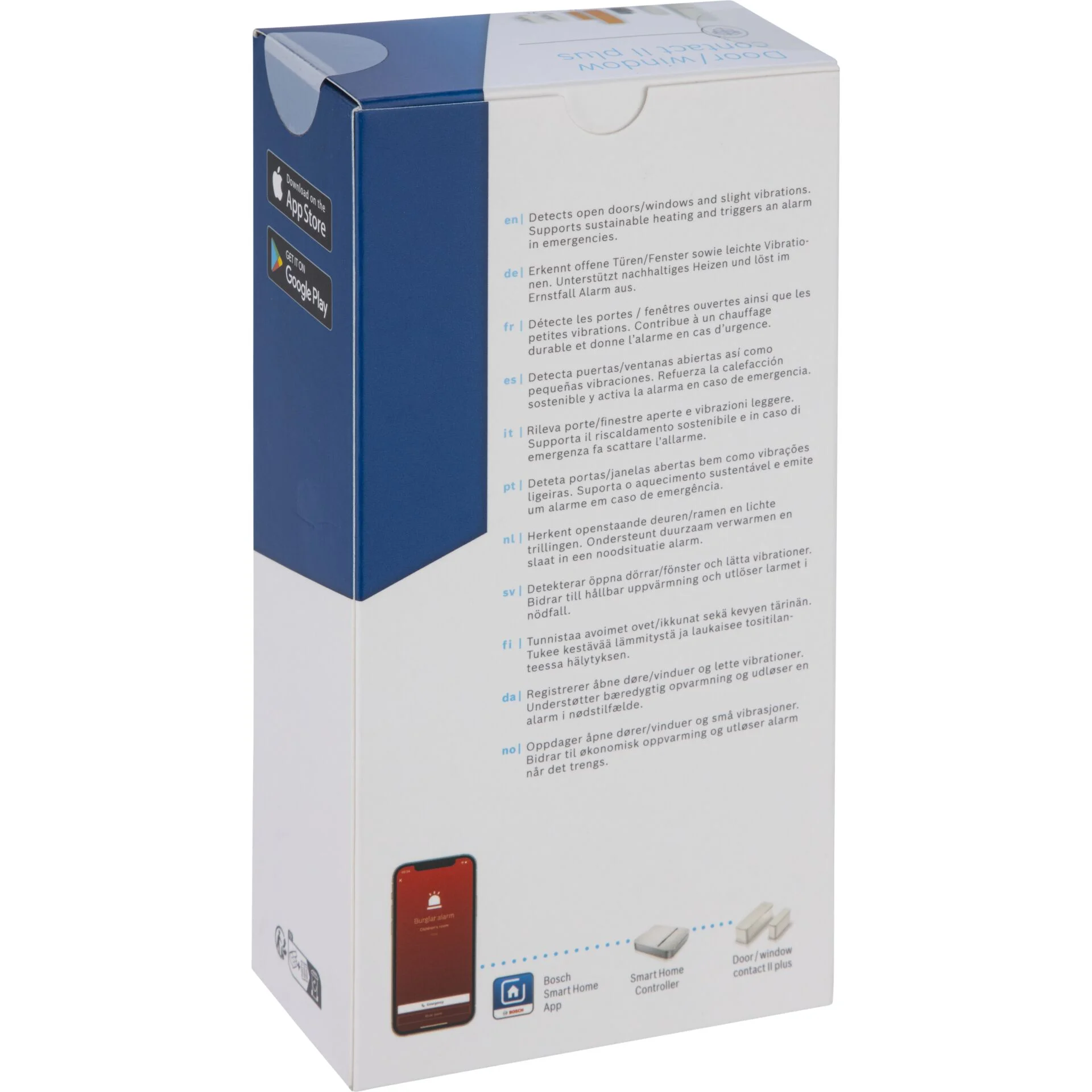 Bosch Smart Home Tuer Fenster  kontakt II Plus  2 Stueck  weiss Sicherheit