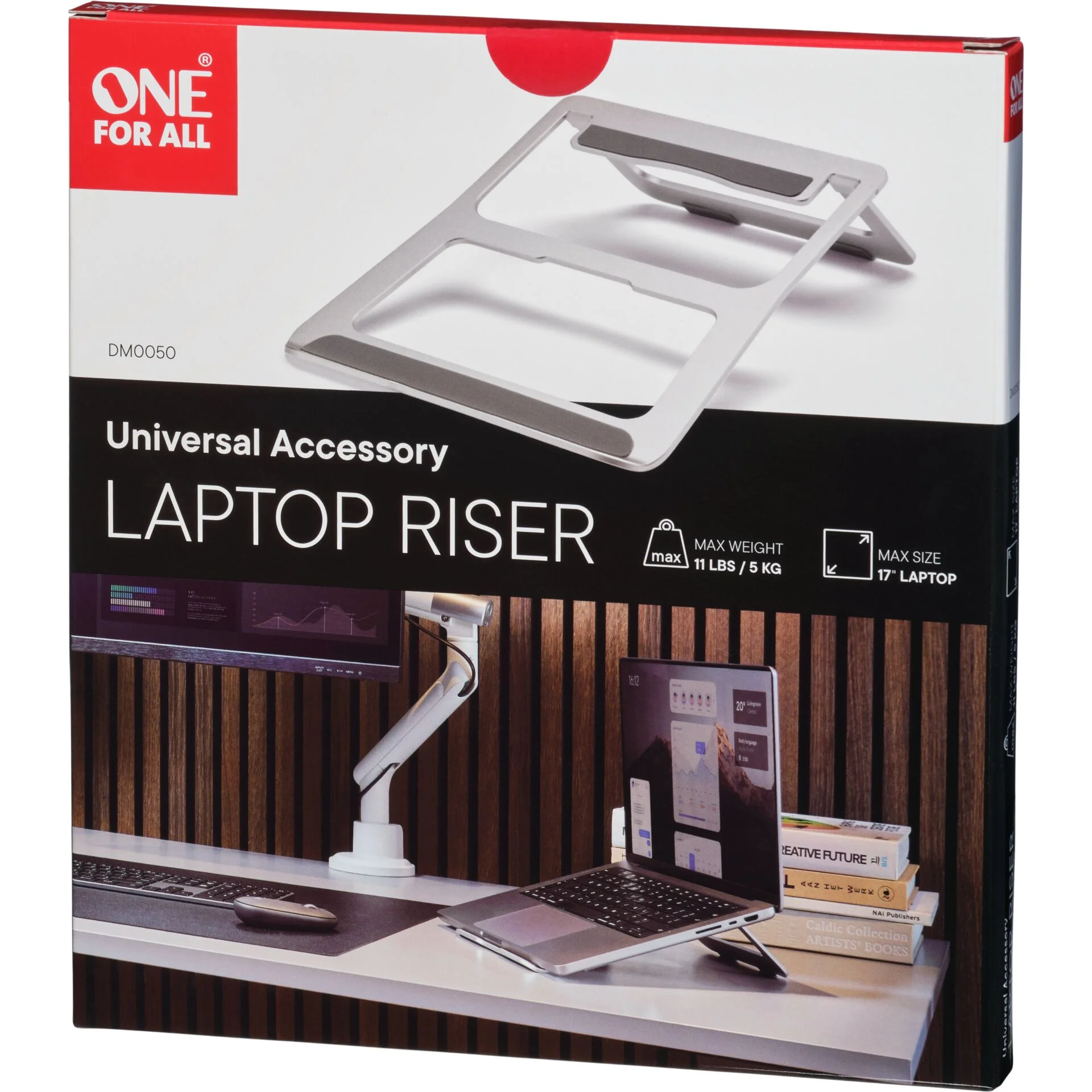 OneforAll One for All Travel Laptopstaender Aluminium DM 0050 Notebook & Tablet Zubehoer