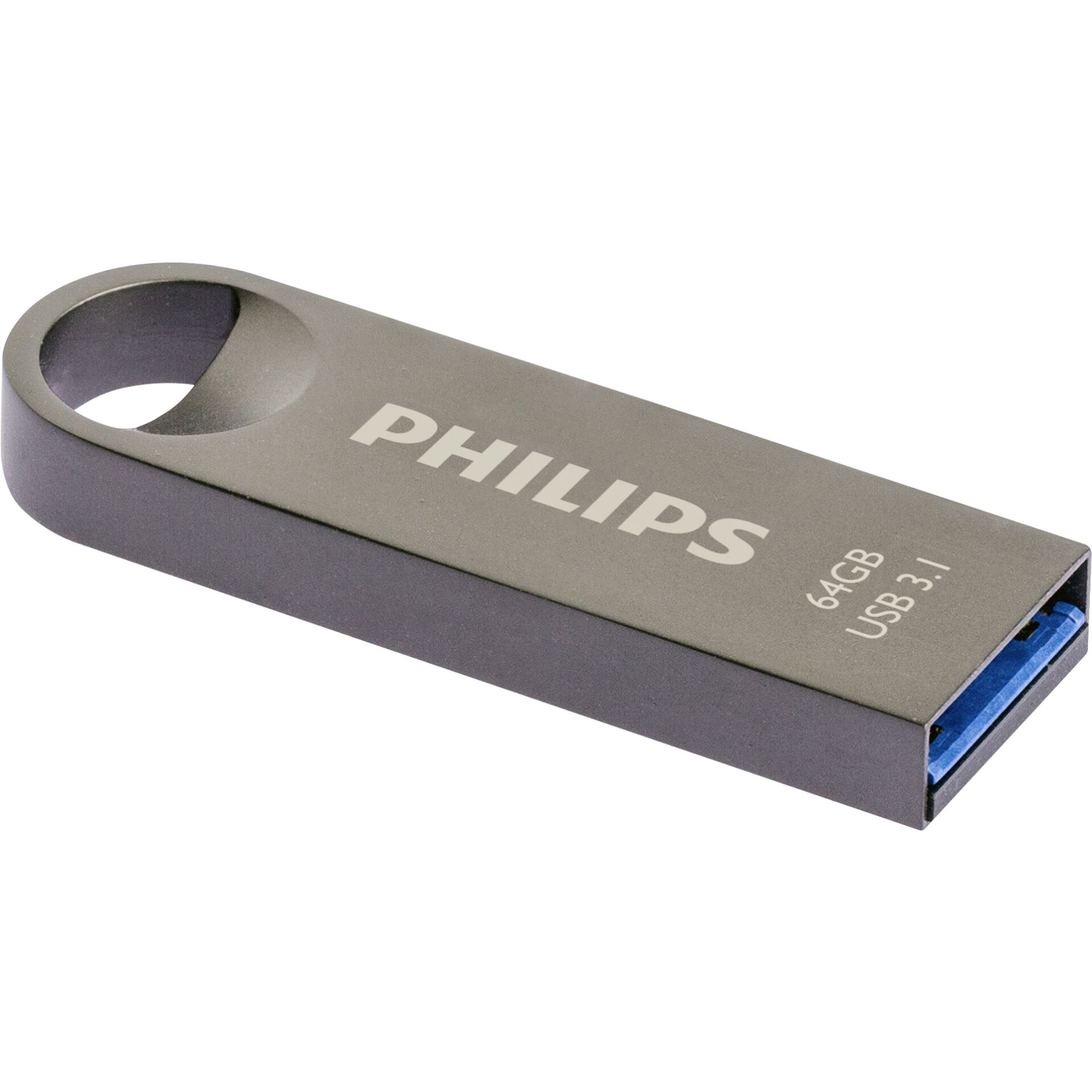 Philips Moon edition 3 1 USB Stick 64 GB USB Typ A 3 2 Gen 1  3 1 Gen 1  Grau Speichermedien