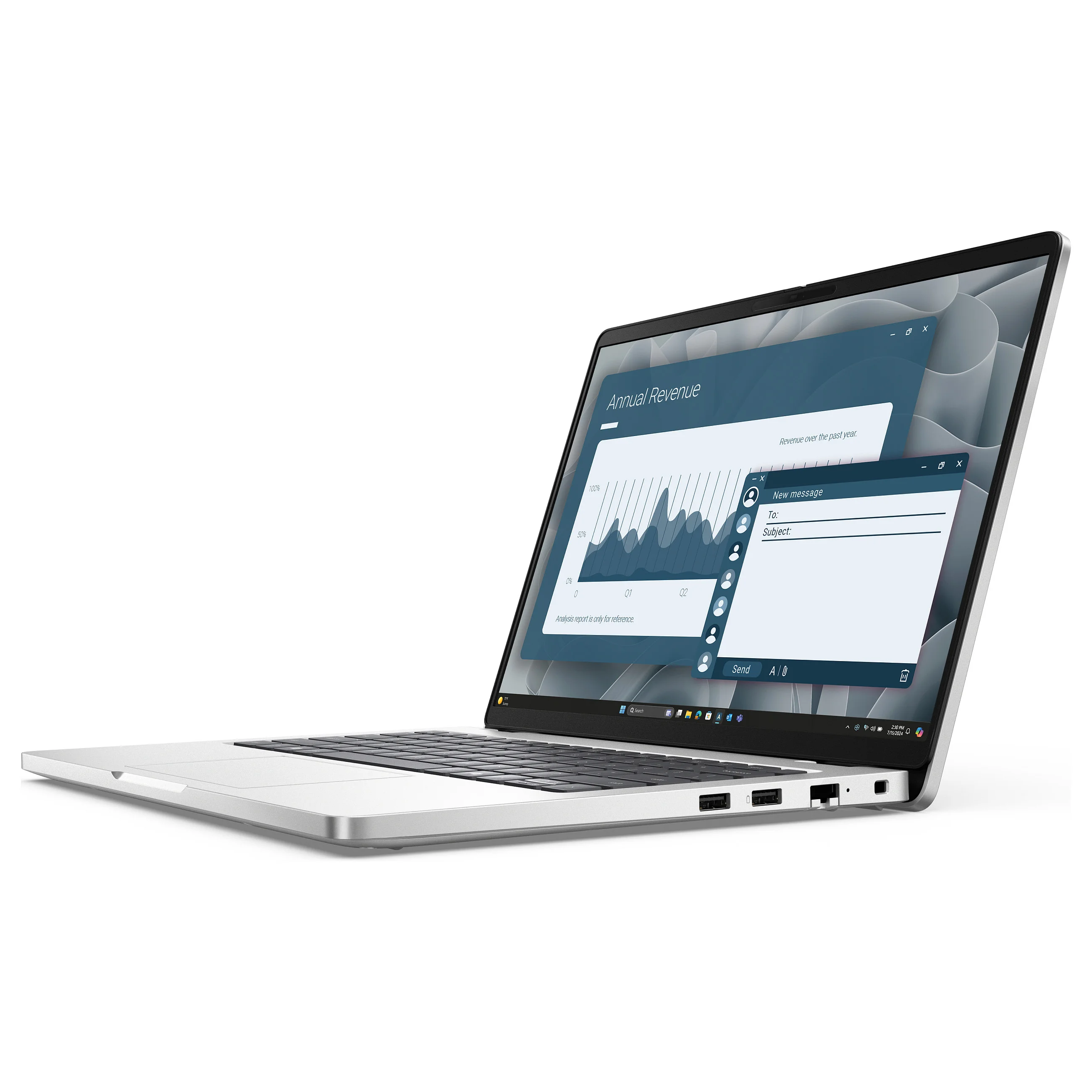 DELL Pro 14 PC14255 Copilot  PC AMD Ryzen AI 7 PRO 350 Laptop 35 6 cm  14   Full HD  16 GB DDR5 SDRAM 1 TB SSD Wi Fi 6E  802 11ax  Windows 11 Pro Deutsch Platin Notebooks & E-Book Reader