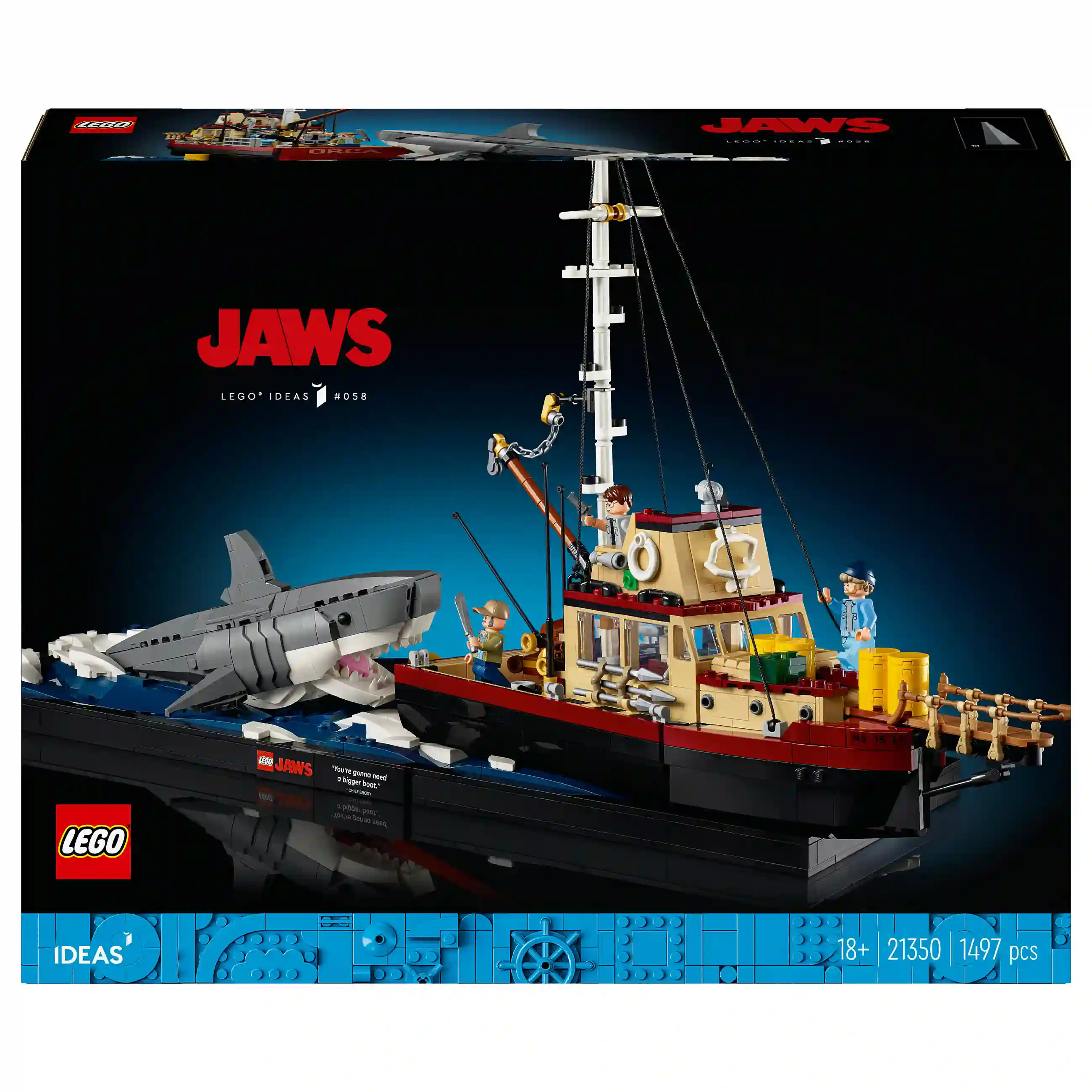 LEGO 21350 Ideas Der weie Hai Spielwaren