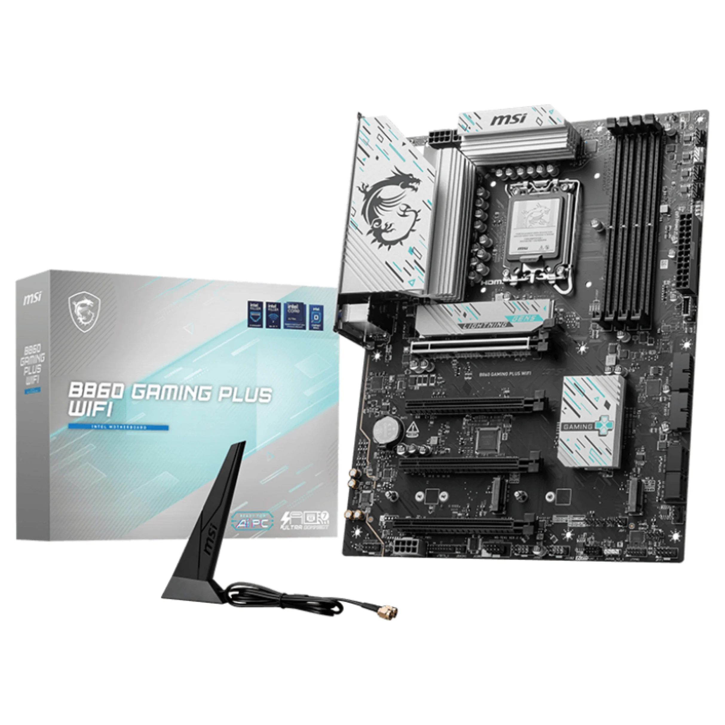 MSI B860 GAMING PLUS WIFI Motherboard Intel B860 LGA 1851  Socket V1  ATX PC-Zubehoer