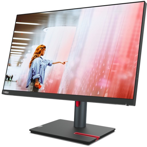 Lenovo 60 5cm 23 8Zoll  2560x1440  ThinkVision P24q 30 16 9 QHD IPS 60Hz 4ms HDMI DP USB Vesa Black Monitore