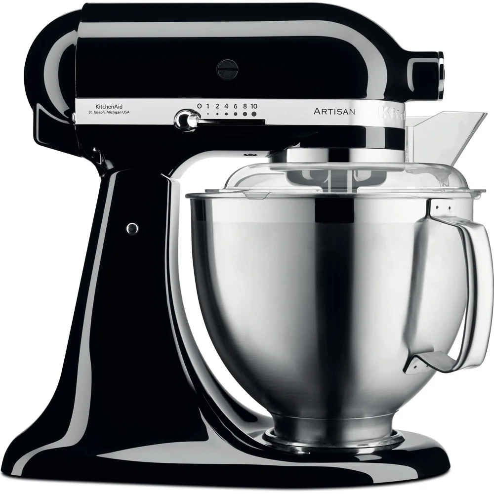 KitchenAid 5ksm185pseob 4 8l kuechenmaschine  schwarz Kuechenkleingeraete