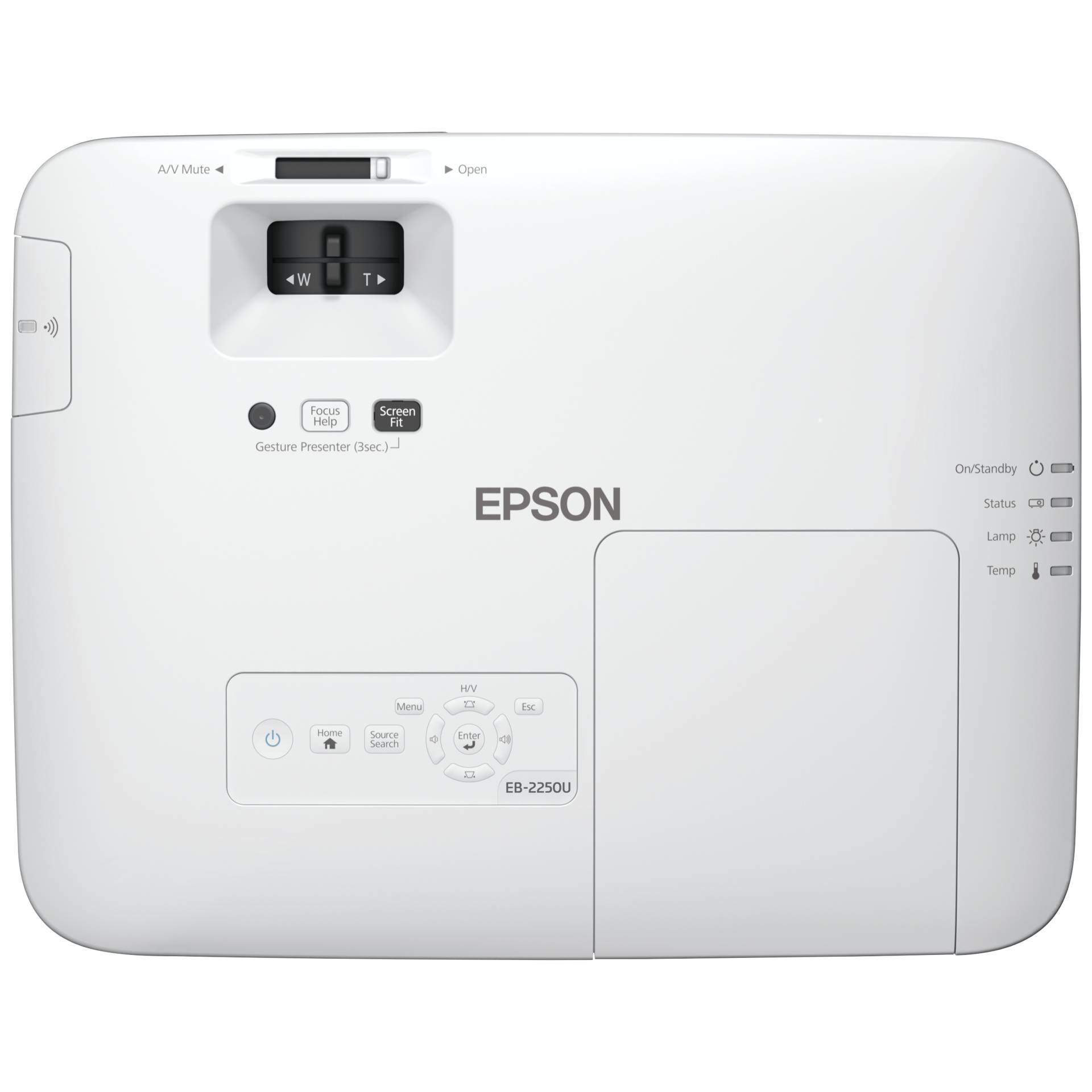 Epson EB 2250U Standard Throw Projektor 5000 ANSI Lumen 3LCD WUXGA  1920x1200  Weiss Video & Audio
