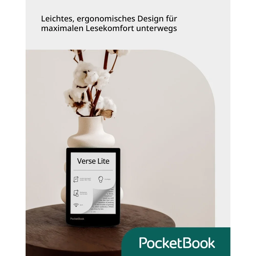 PocketBook Verse Lite Midnight Grey E-Book Reader