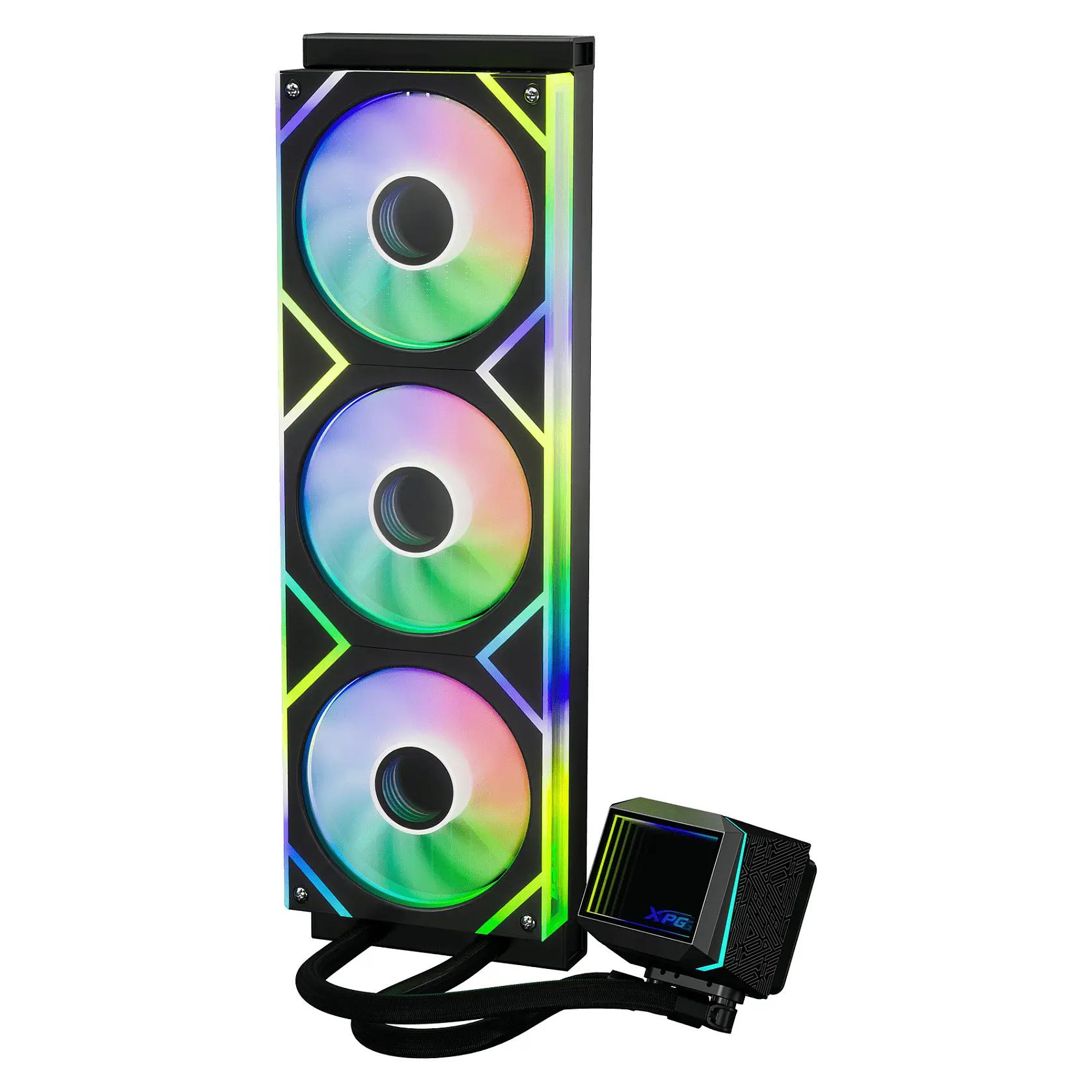 XPG LEVANTE II 360 Prozessor All in One Fluessigkeitskuehler 12 cm Schwarz PC-Komponenten