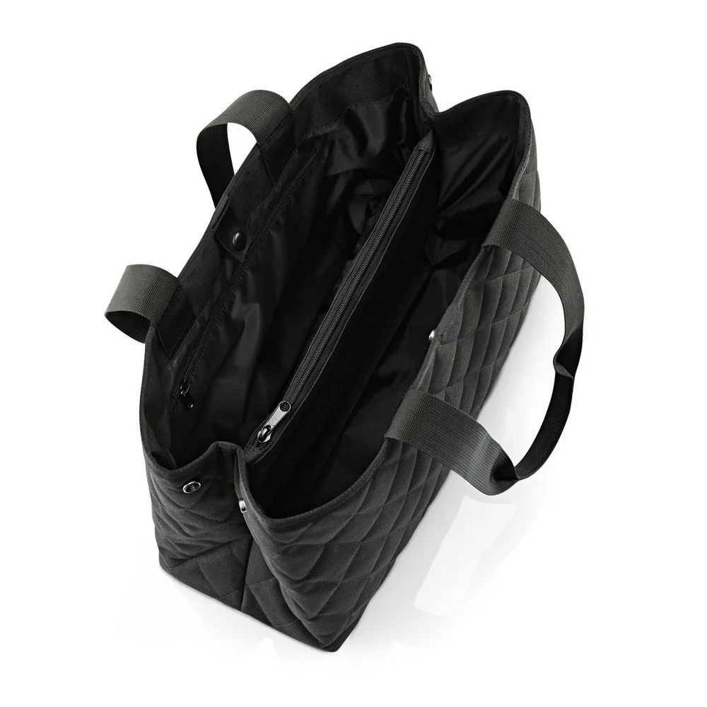 Reisenthel Classic L Shopper rhombus black Taschen & Rucksaecke