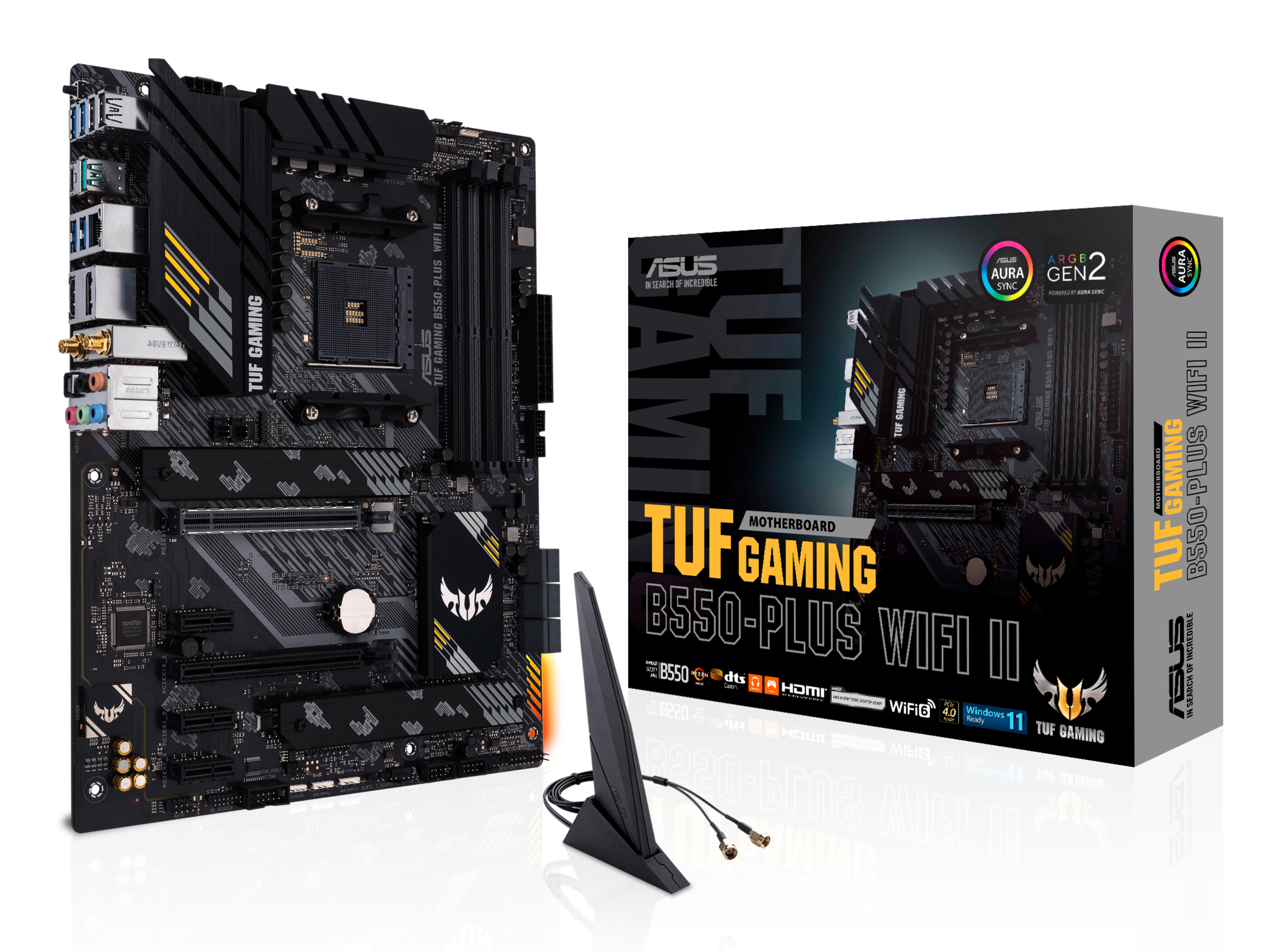 ASUS MB TUF GAMING B550 PLUS WI FI II   AMD AM4 DDR4 ATX  PC-Zubehoer