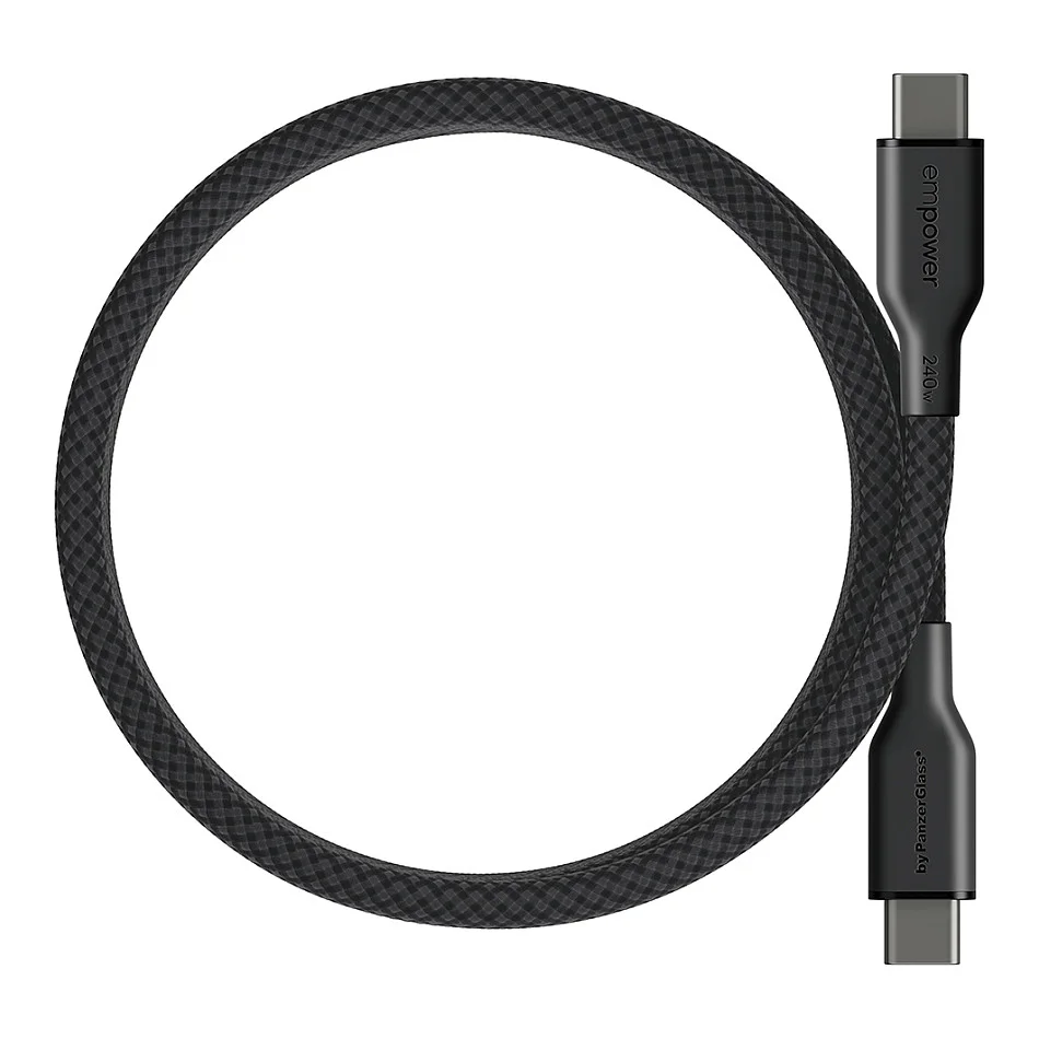 PanzerGlass empower  by   Magnetic 240W USB C to USB C Kabel   USB 2 0   1 5M   Weltall Schwarz Akkus Powerbanks & Kabel