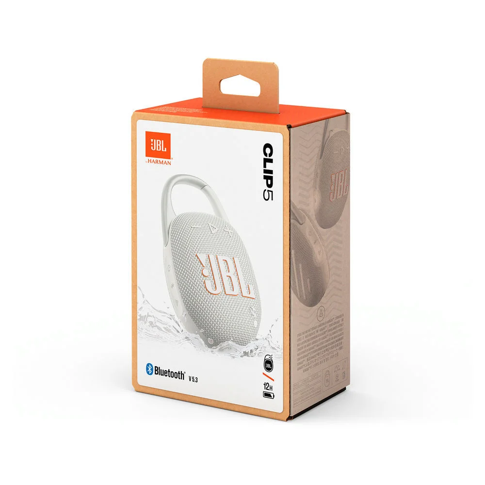 JBL BT Lautsprecher Clip 5  weiss Video & Audio