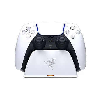 Razer Schnellladestation Weiss fuer PS5  DualSense  Wireless Controller Zubehoer Gaming