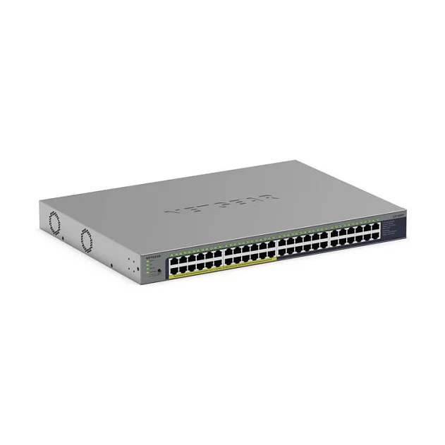 NETGEAR GS748PP Unmanaged Gigabit Ethernet  10 100 1000  Power over Ethernet  PoE  Grau Switches