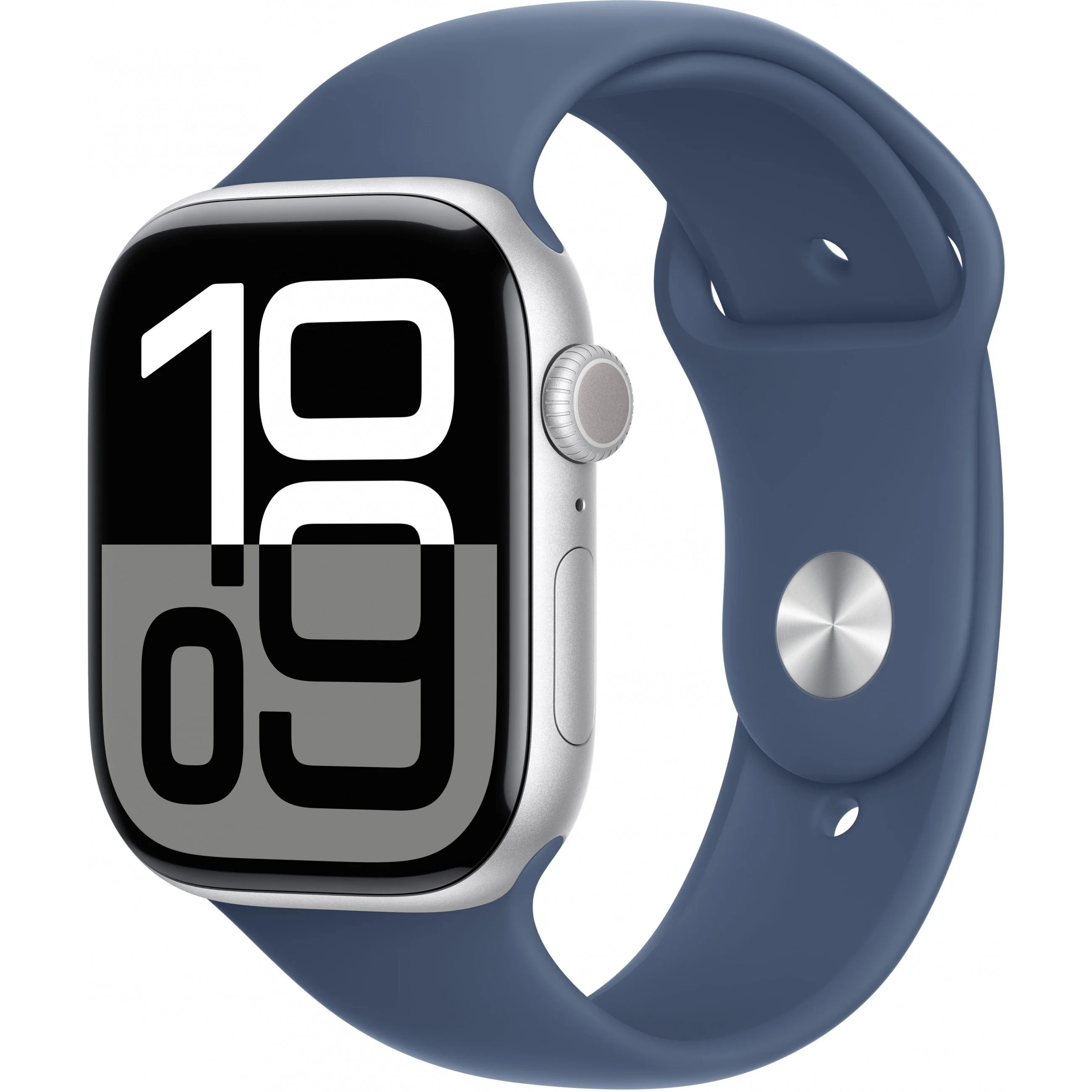 Apple watch series 10 gps 46mm silver aluminium case with denim sport band   s m Smartwatches & Fitnesstracker