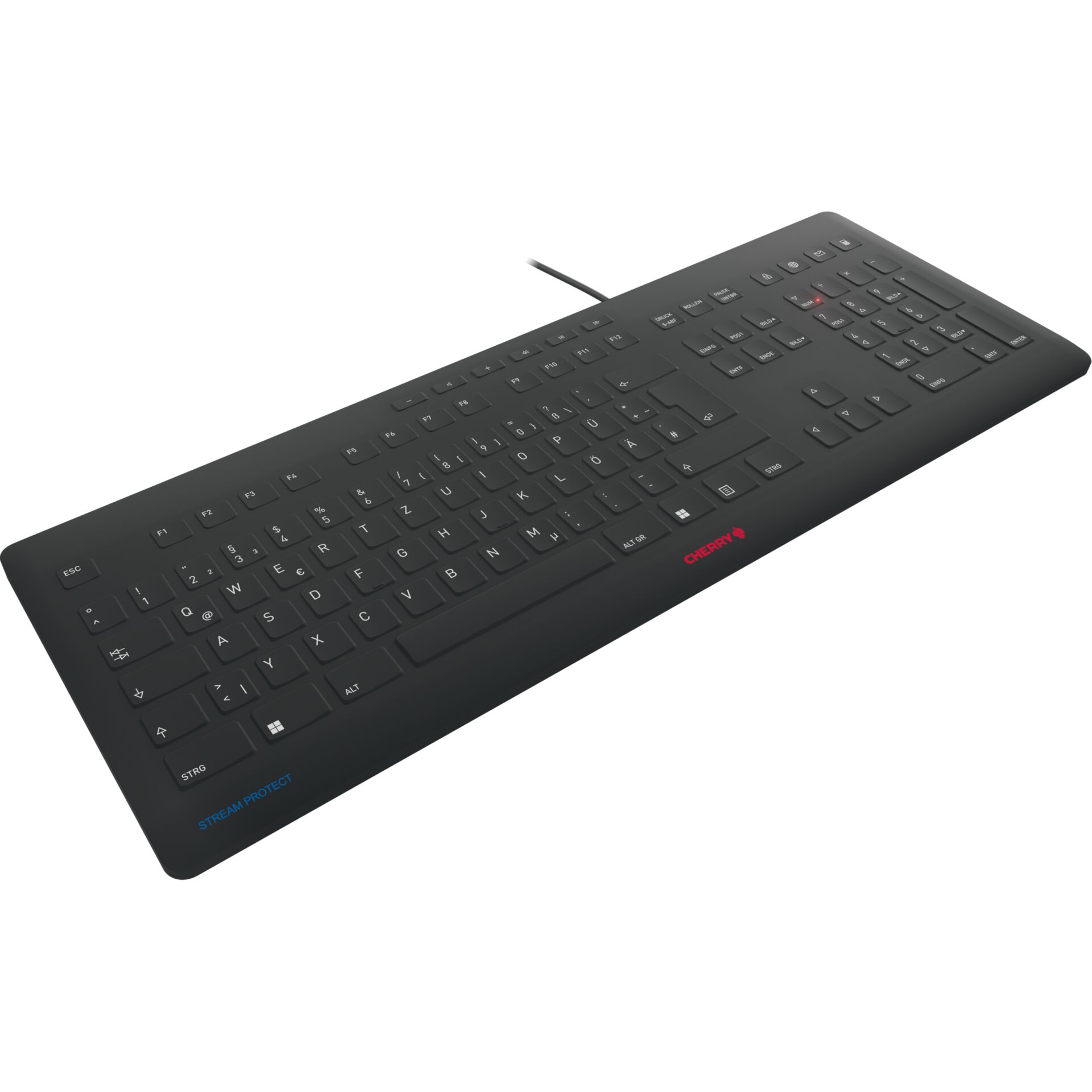 CHERRY Stream Protect schwarz Tastaturen & Maeuse