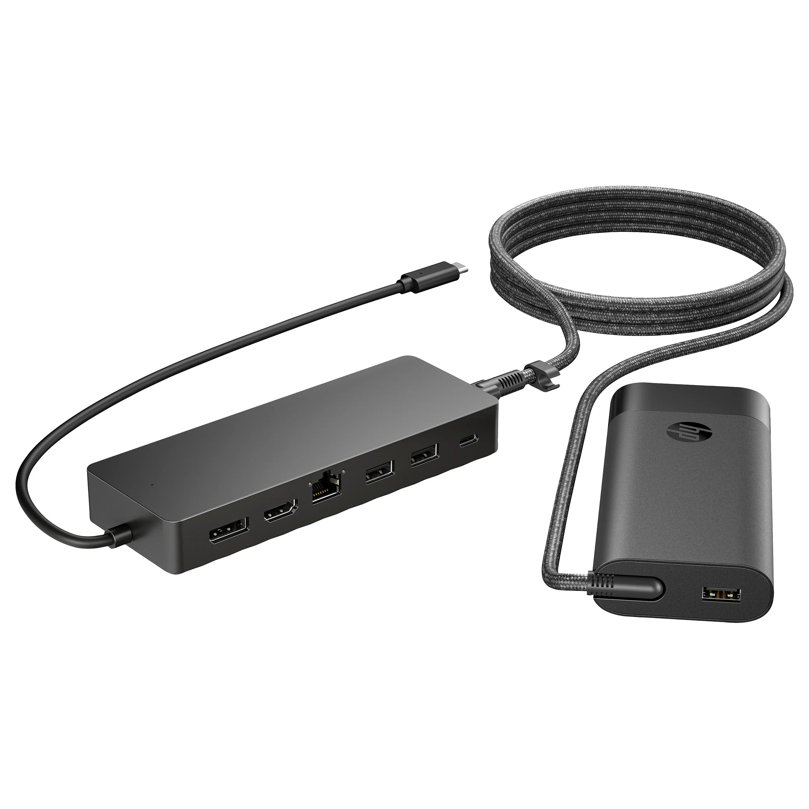 HP Universelles USB C Hub  und Laptop Ladegeraet  Kombo Notebook & Tablet Zubehoer