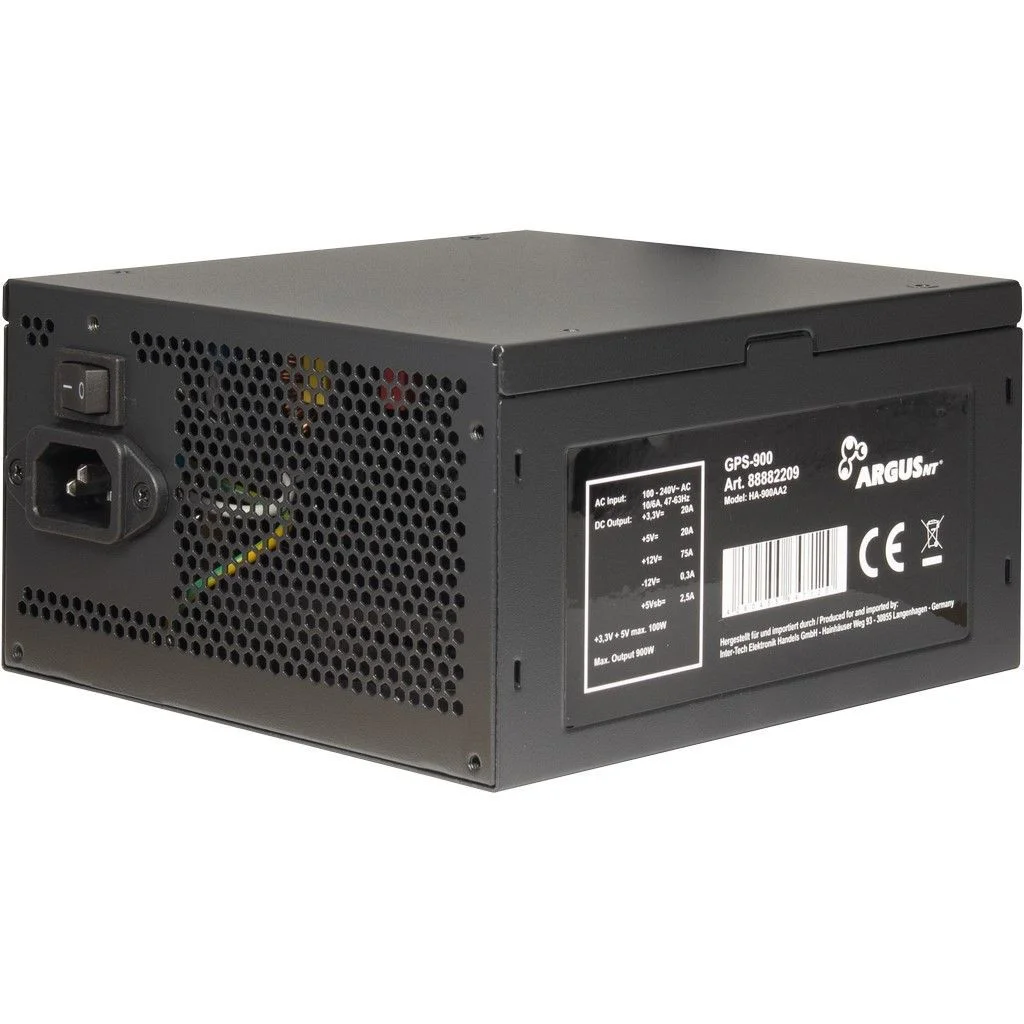 Inter Tech 900W ArgusNT GPS 900 80  Gold Netzwerk