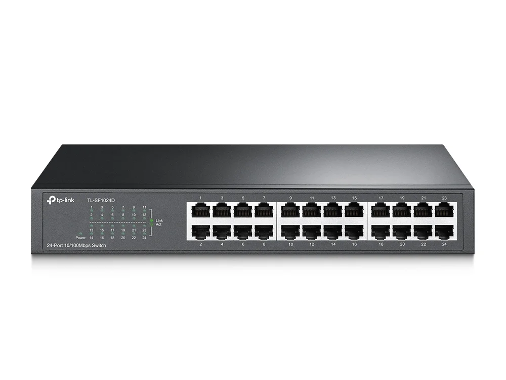 TP Link 24 port 10 100Mbit s Desktop Rackmount Switch Switches