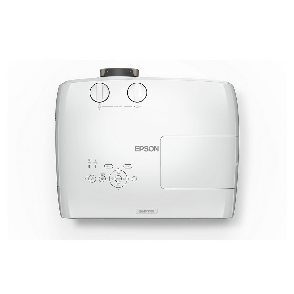 Epson EH TW7100 Standard Throw Projektor 3000 ANSI Lumen 3LCD UHD 4K  3840x2160  3D Kompatibilitaet Weiss Video & Audio