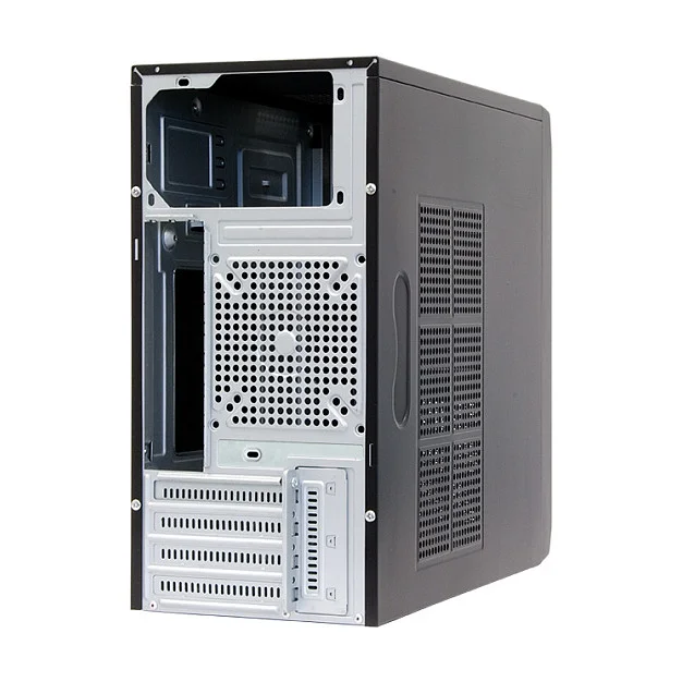 Chieftec HT 01B OP Mini Tower Computer Gehaeuse Schwarz kompakt und robust PC-Komponenten