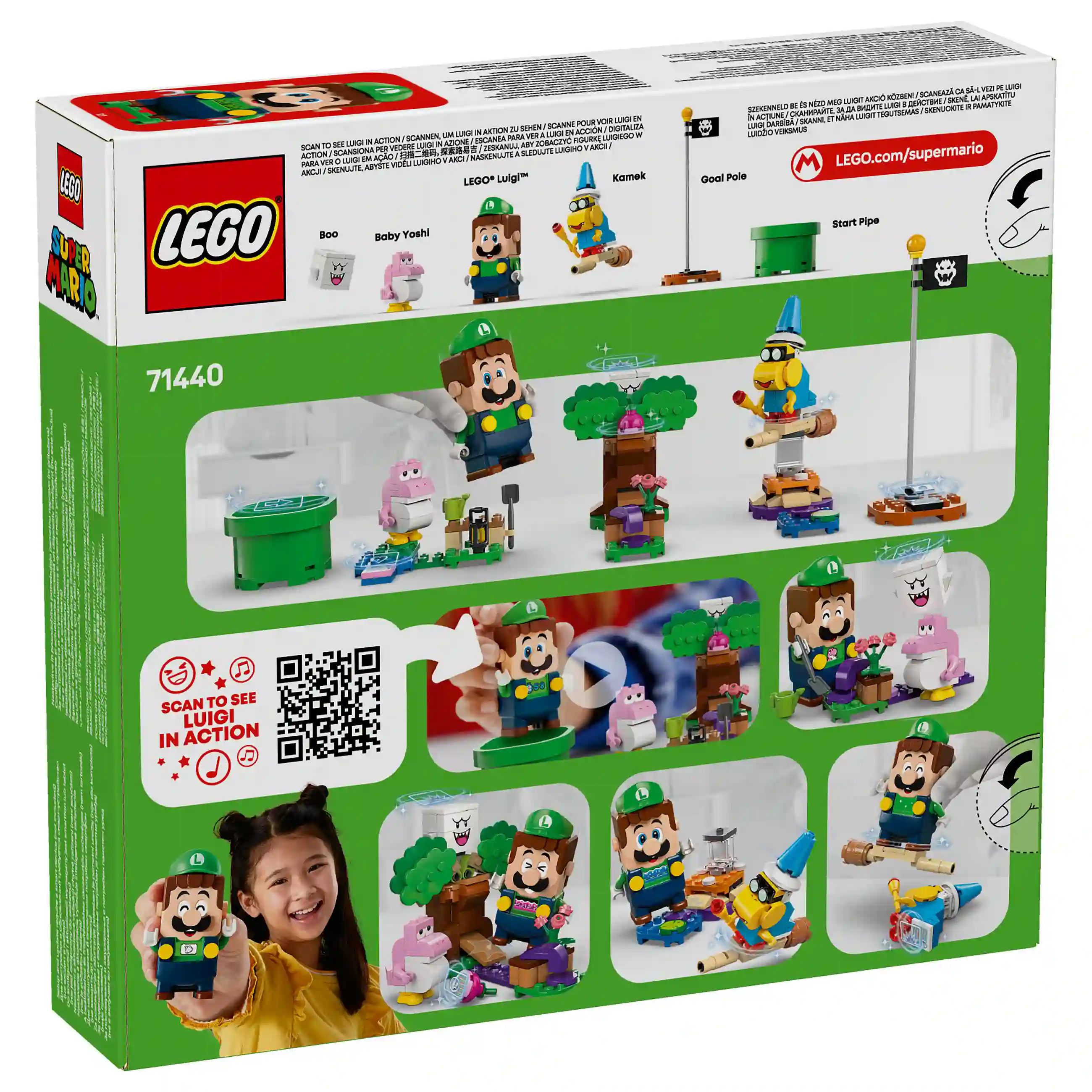 LEGO 71440 Super Mario Abenteuer mit dem interaktiven Luigi Spielwaren