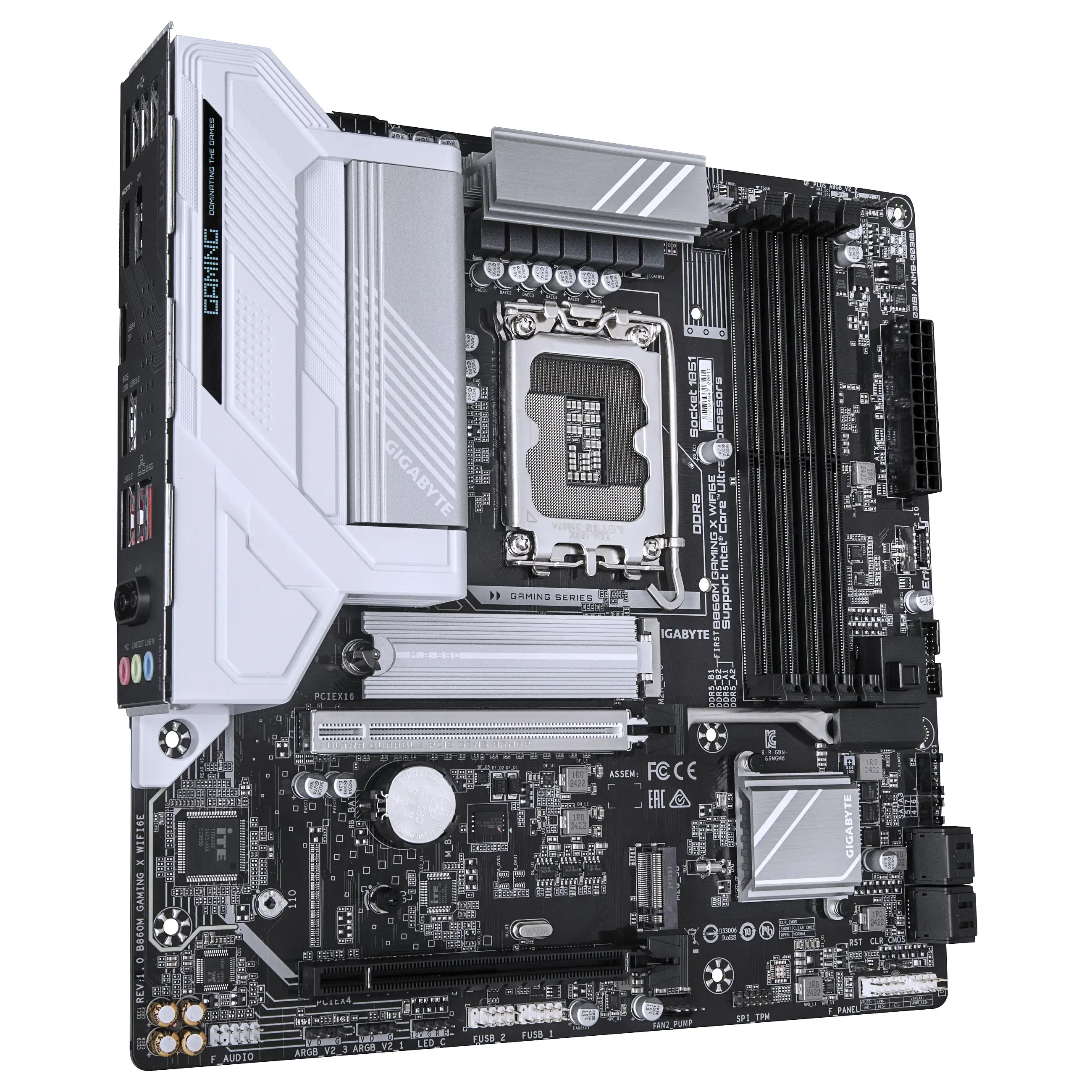 GIGABYTE B860M GAMING X WIFI6E Mainboard   Intel Core Ultra CPUs  8 1 2 2 Phasen VRM  bis zu 9200MHz DDR5  1xPCIe 5 0   1xPCIe 4 0 M 2  2 5 GbE LAN  WIFI 6E  USB 4 PC-Zubehoer