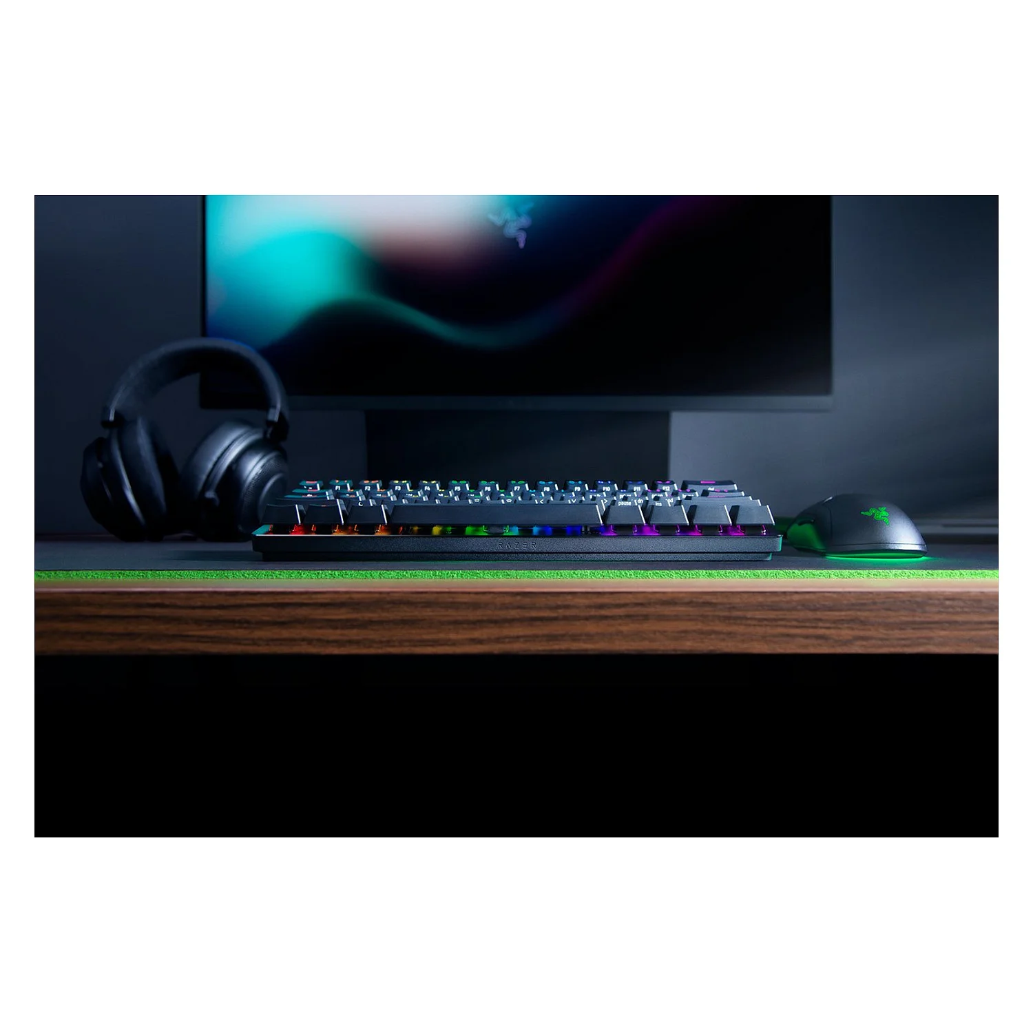 Razer Huntsman Mini  schwarz  DE Layout  Linear Optical  Red   Tastaturen & Maeuse