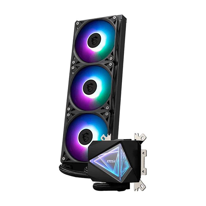 MSI MAG Coreliquid I360 Computergehaeuse All in One Fluessigkeitskuehler 12 cm Schwarz 1 Stueck e  PC-Zubehoer