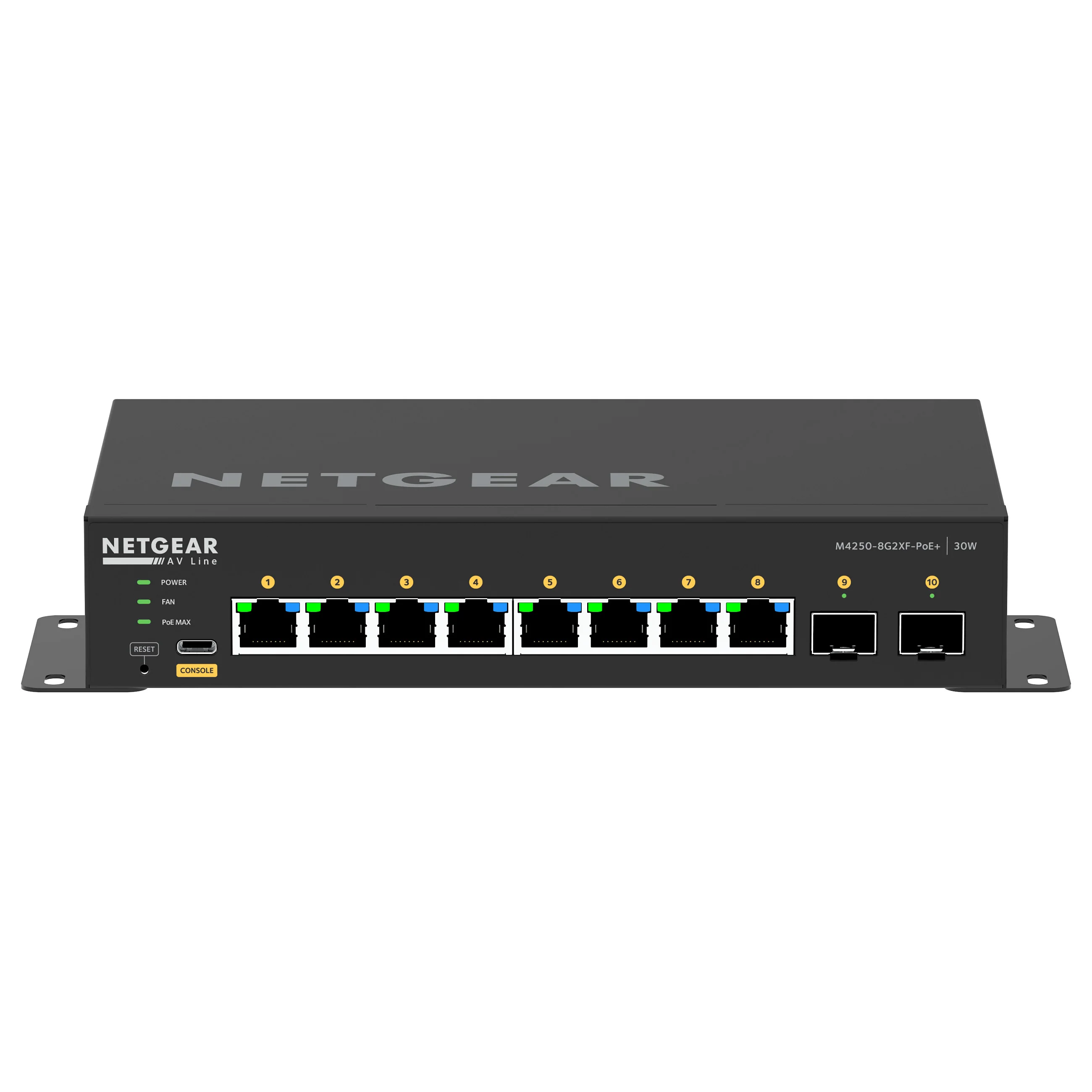 NETGEAR GSM4210PX 100EUS Netzwerk Switch Managed L2 L3 Gigabit Ethernet  10 100 1000  Power over Ethernet  PoE  Schwarz Switches