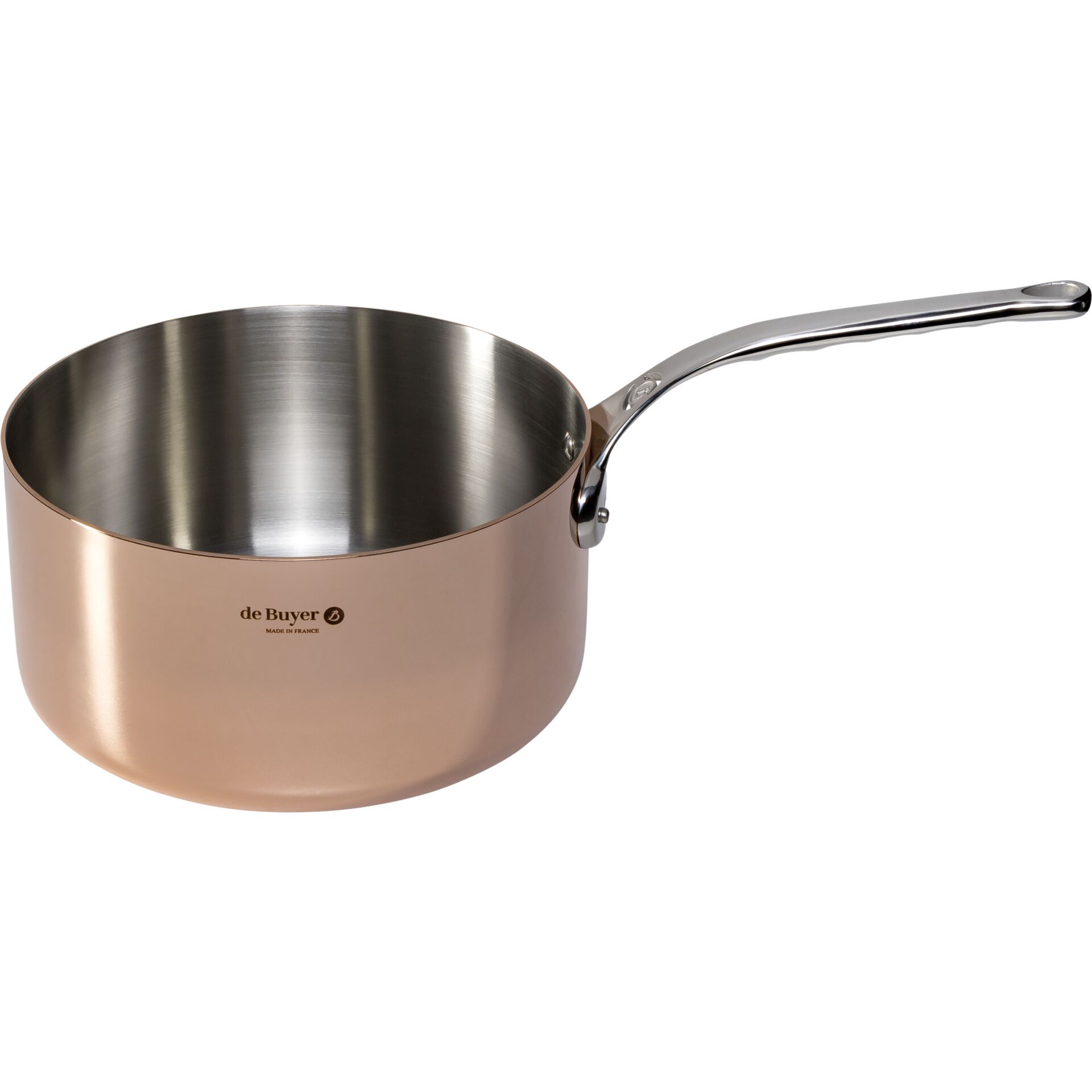 De Buyer Prima Matera Kasserolle Kupfer Edelstahl 24 cm indukt  Pfannen & Toepfe