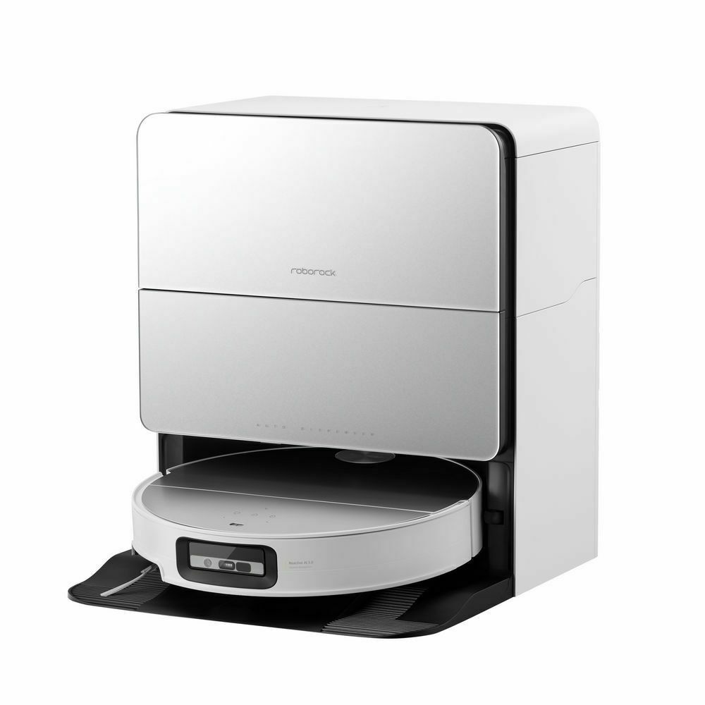 Roborock Saugwischroboter mit Selbstreinigungsstation Saros 10  weiss Saugroboter