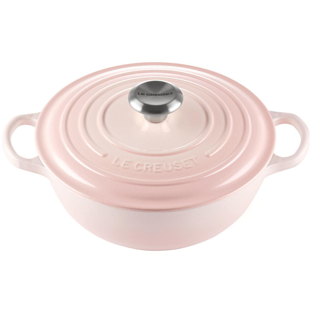 Le Creuset La Marmite Signature  24 cm  Shell Pink Pfannen & Toepfe