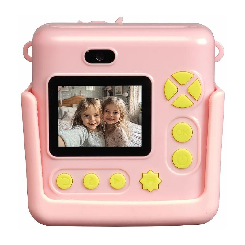 Denver KPC 1363 rosa Kinderkamera mit Drucker Kamera & Foto