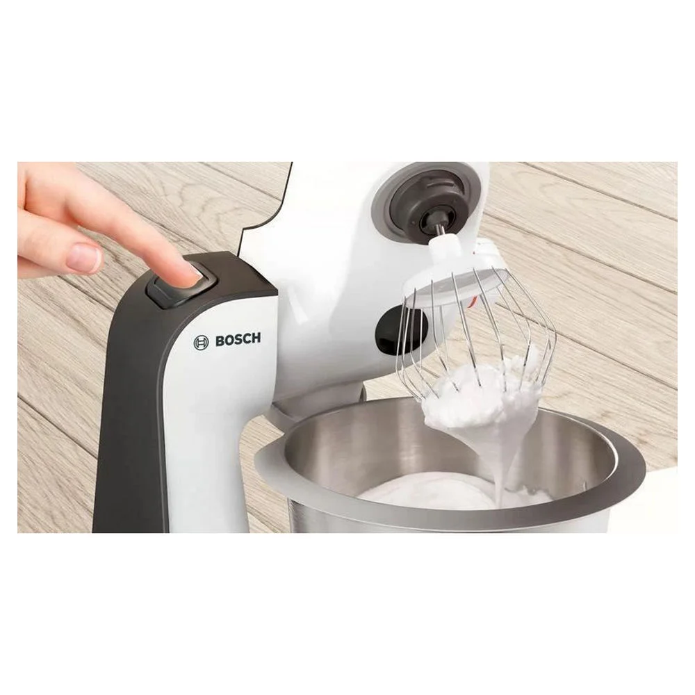 Bosch Kuechenmaschine MUM5 1000 W  weiss braun  Kuechenkleingeraete