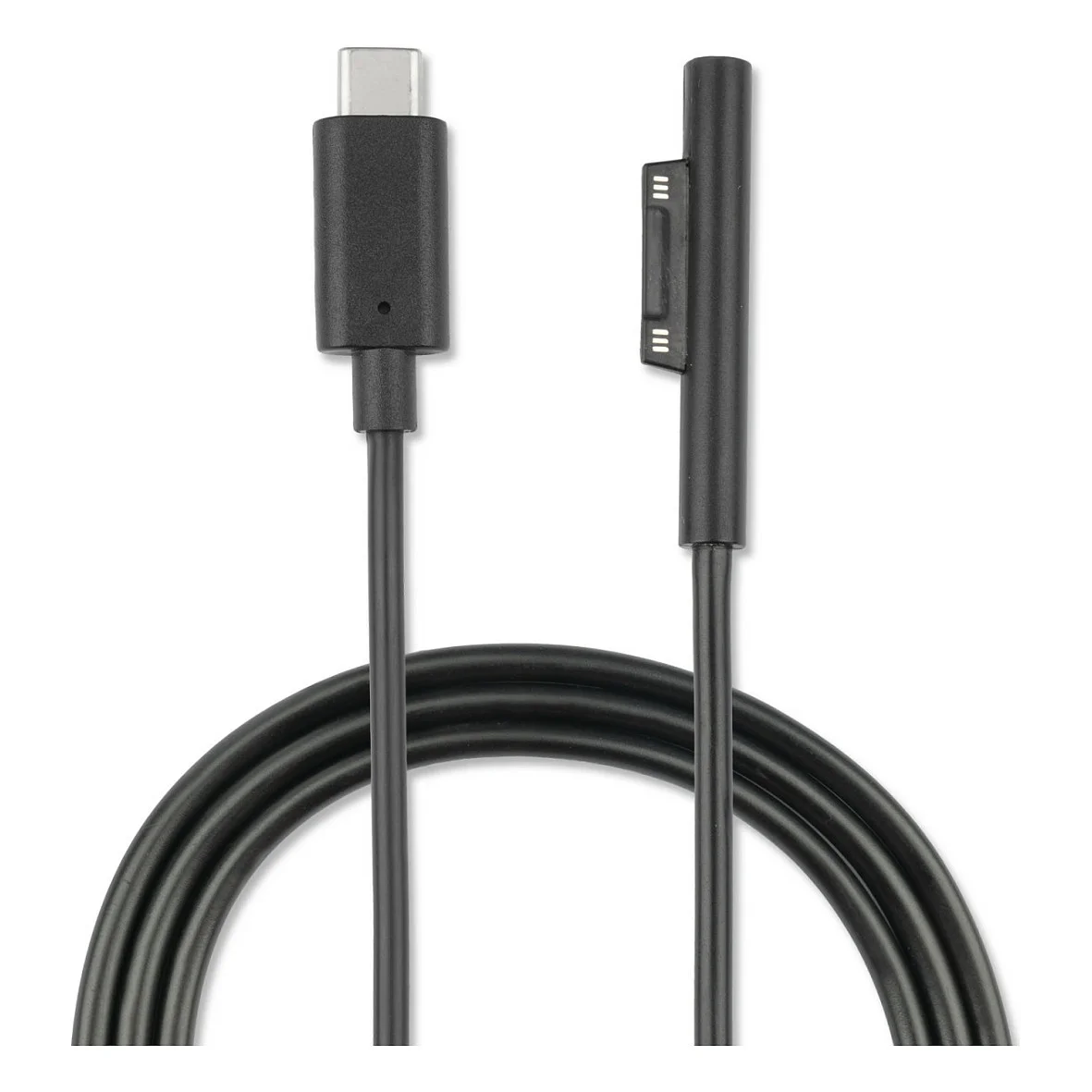 4SMARTS Ladekabel Micorosft Surface Connect zu USB Typ C 5A 1m black Notebook & Tablet Zubehoer