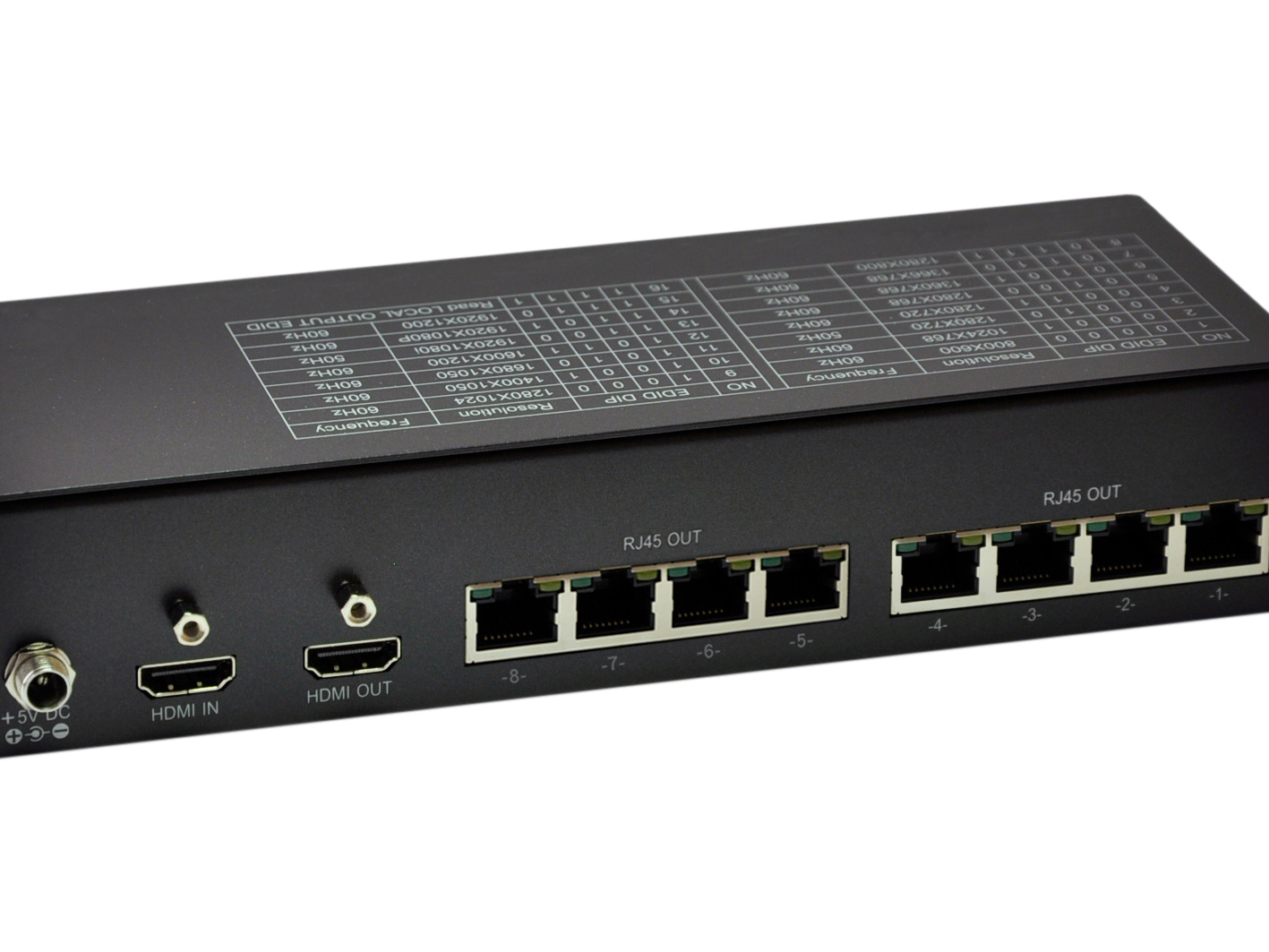 LevelOne HVE 9118T Audio  Video Leistungsverstaerker AV Sender Schwarz Netzwerk