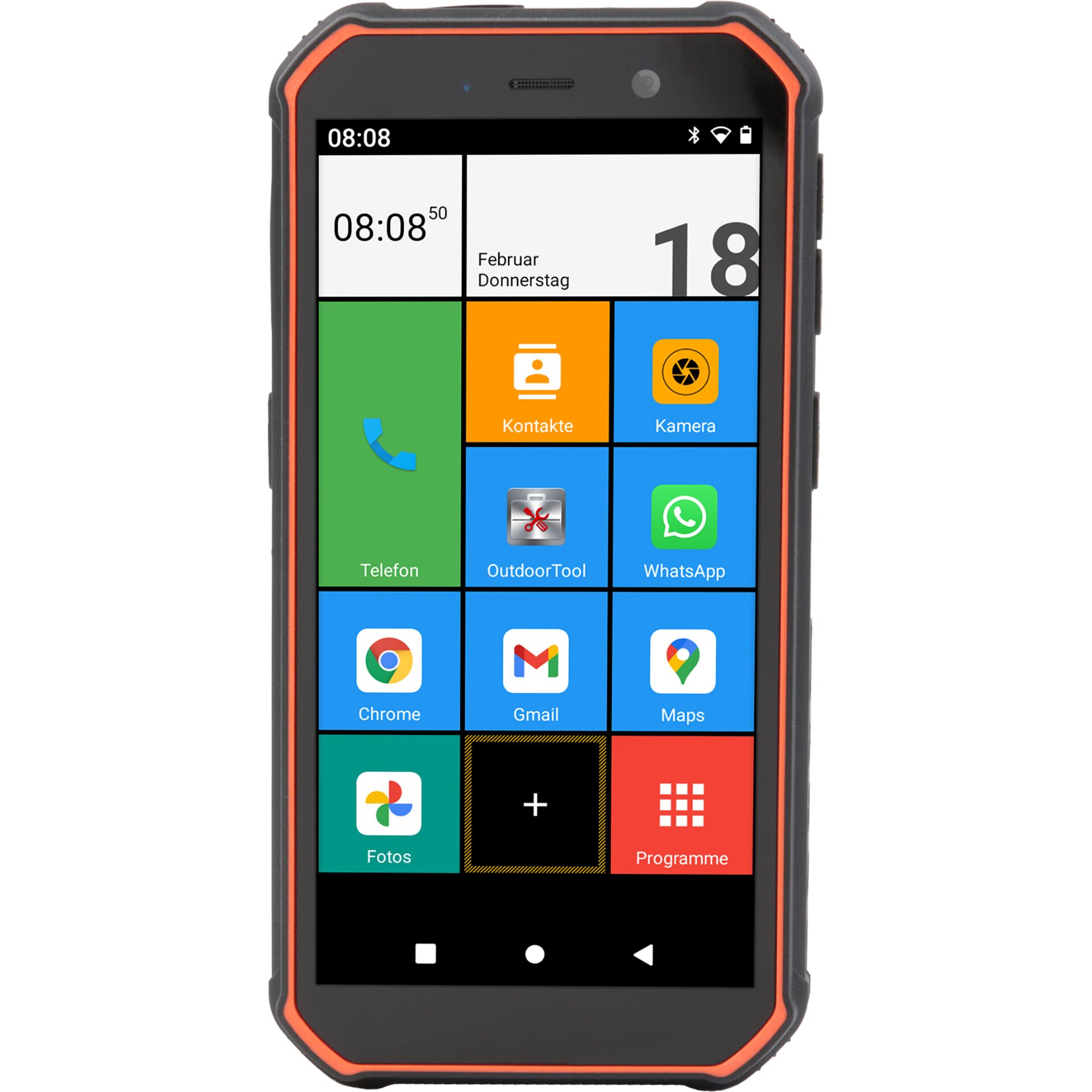 Olympia trek schwarz orange Smartphones
