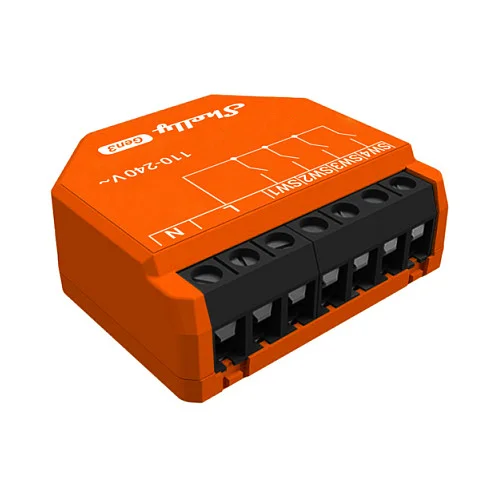 Shelly Relais Zolli4 Gen3Zoll Szenenaktivierer WLAN BT Smart Home Zubehoer