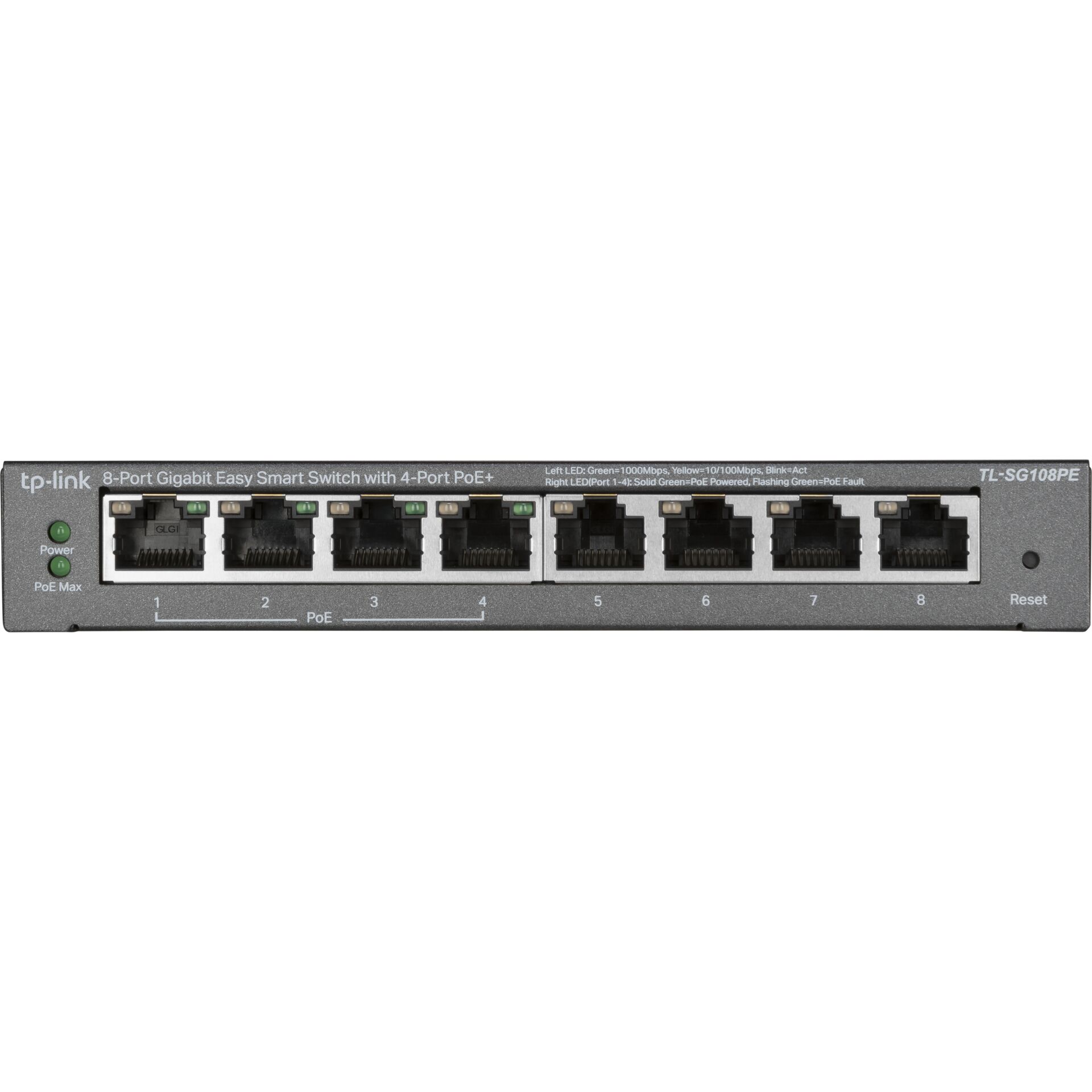 TP Link TL SG108PE 8 Port Switch Netzwerk