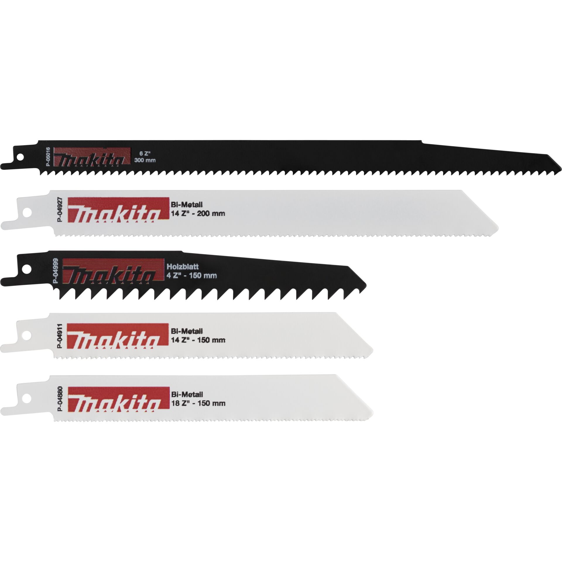 Makita P 83945 Recipro Starter Set Uni 5tlg  Saegen