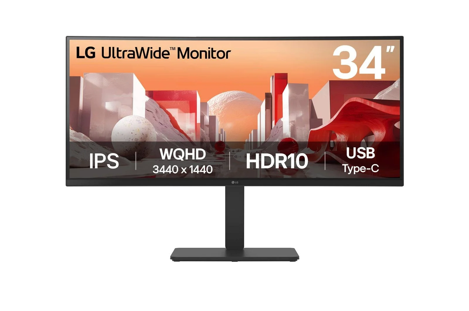 LG 86 72cm 34Zoll  3440x1440  34BA75QE B 21 9 WQHD IPS Curved 5ms 60Hz HDR10 HDMI DP USB C Speaker Monitore