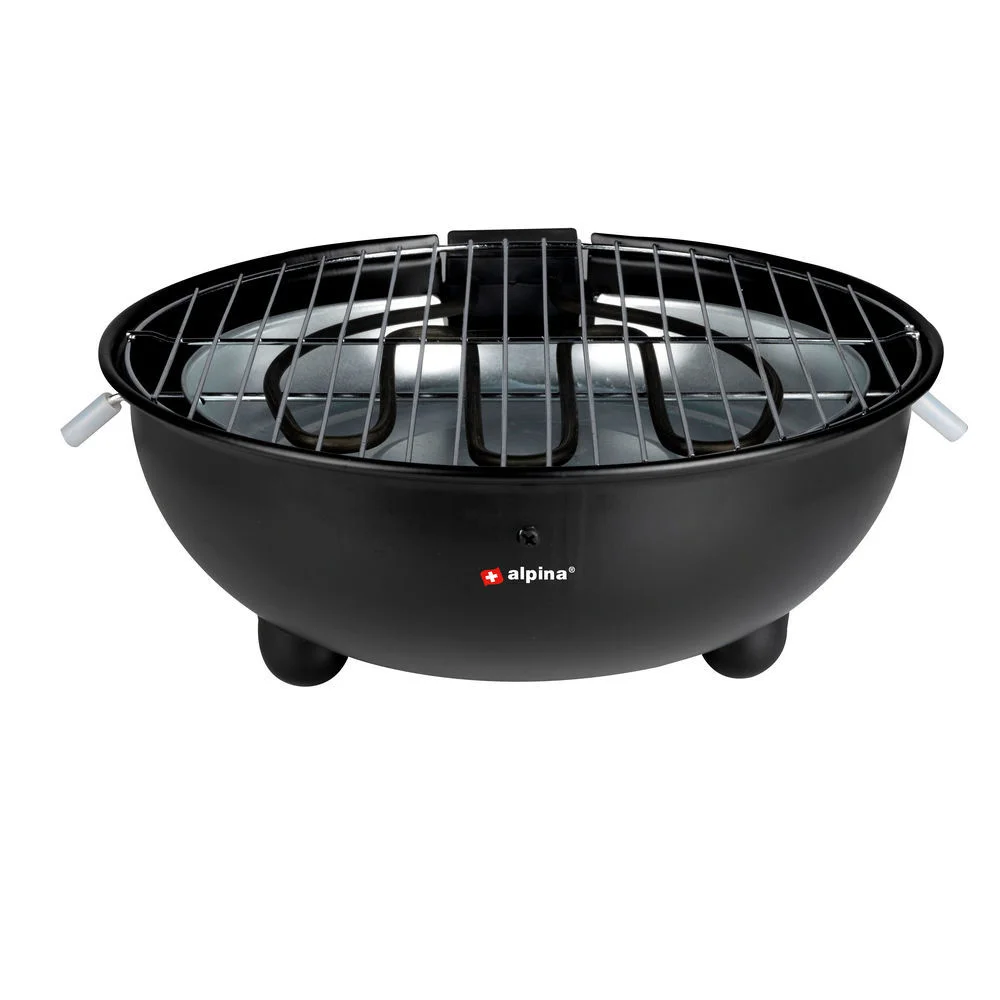 ALPINA Elektrischer Tischgrill  30 cm Kuechenkleingeraete