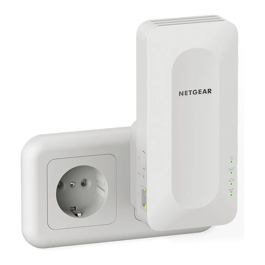 NETGEAR EAX15 Netzwerk Repeater Weiss 10  100  1000 Mbit s Access Points