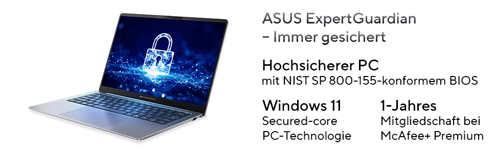 ASUS ai expertbook p5 p5405csa nz0101 cu5 226v 16gb 512gb noos silver Notebooks & E-Book Reader