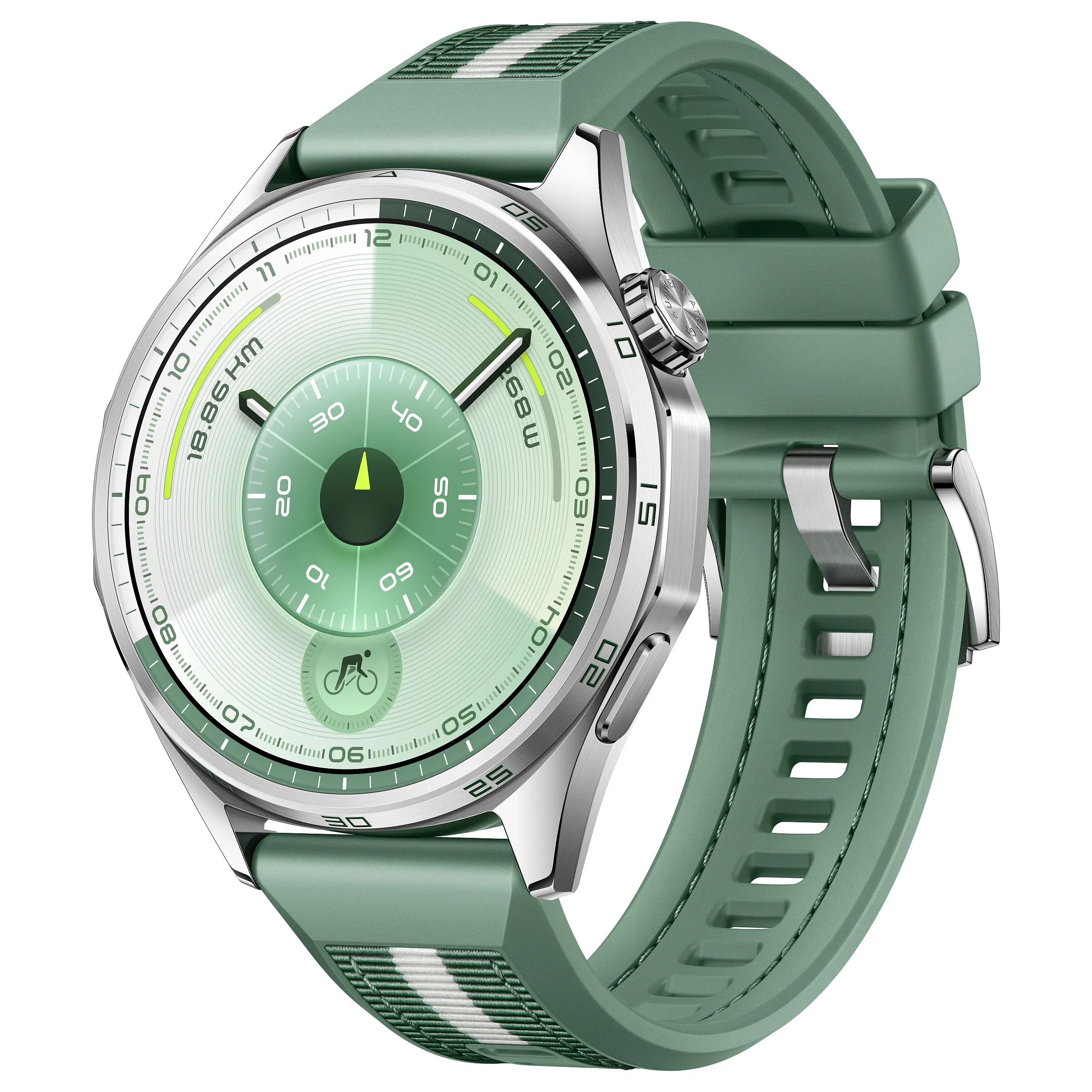 HUAWEI watch gt6 46mm  atum b19w   green woven strap Smartwatches & Fitnesstracker