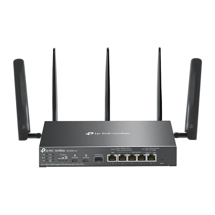 TP Link ER706WP 4G WLAN Router Gigabit Ethernet Dual Band 2 4 GHz 5 GHz Schwarz