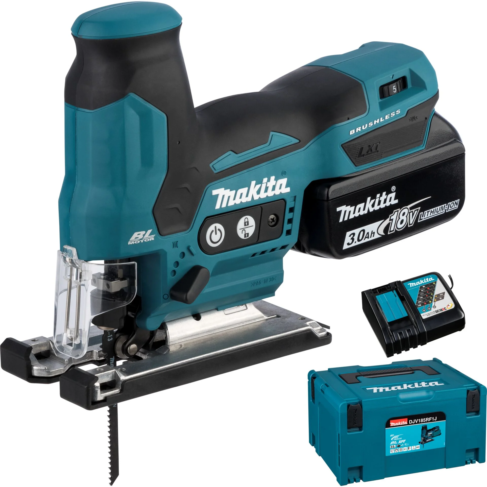 Makita DJV185RF1J Akku Pendelhubstichsaege Saegen