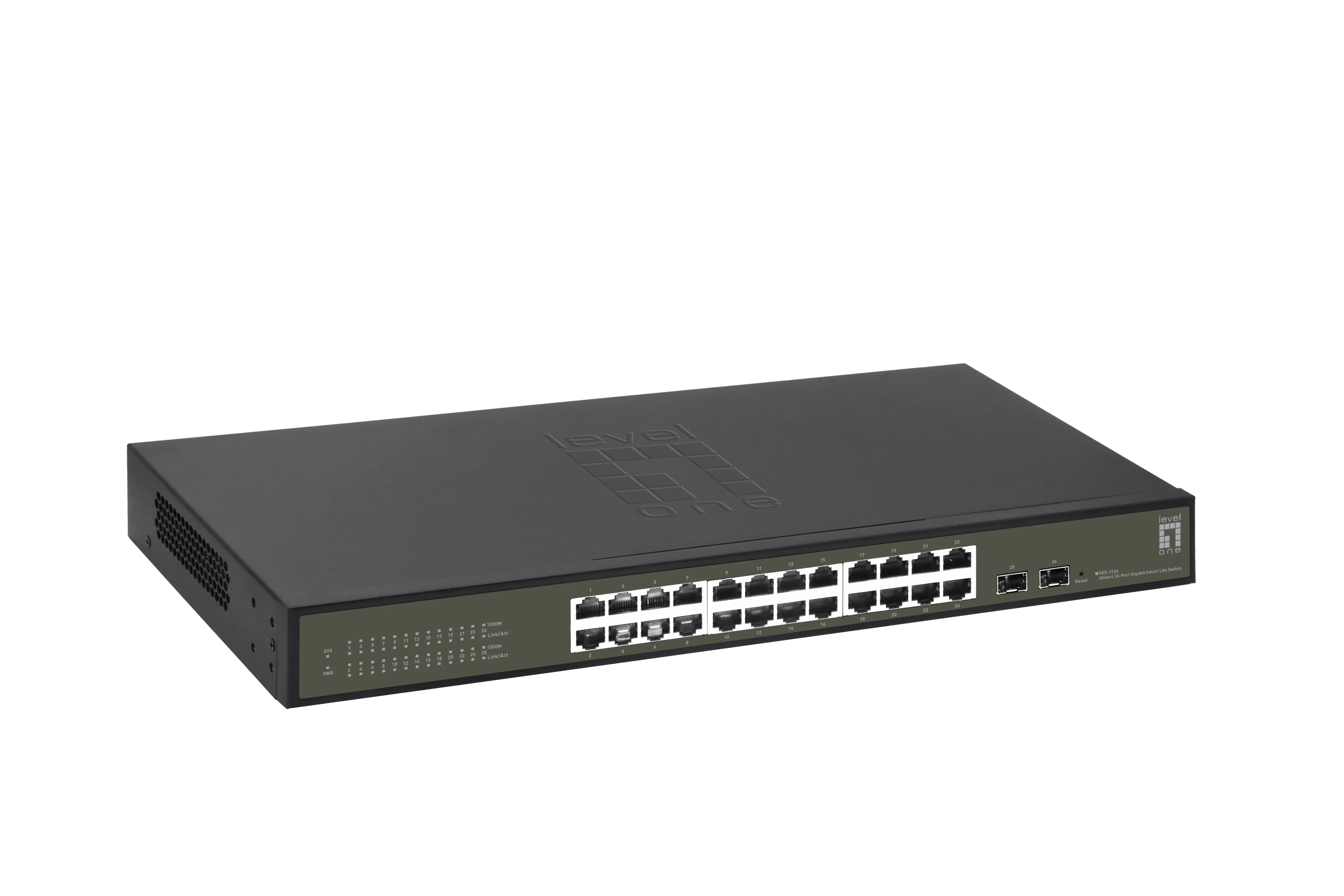 Level One LevelOne GES 2126 Hilbert 26 Port Gigabit Smart Switch Switches