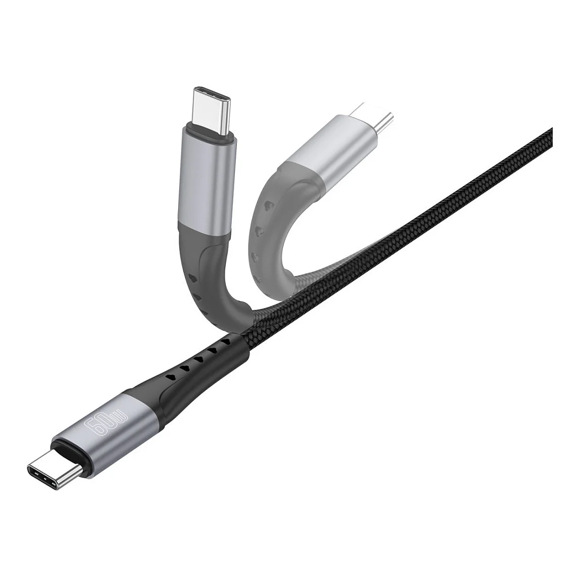 4SMARTS USB C Kabel PrimeCord 60W 1 5m  schwarz Notebook & Tablet Zubehoer