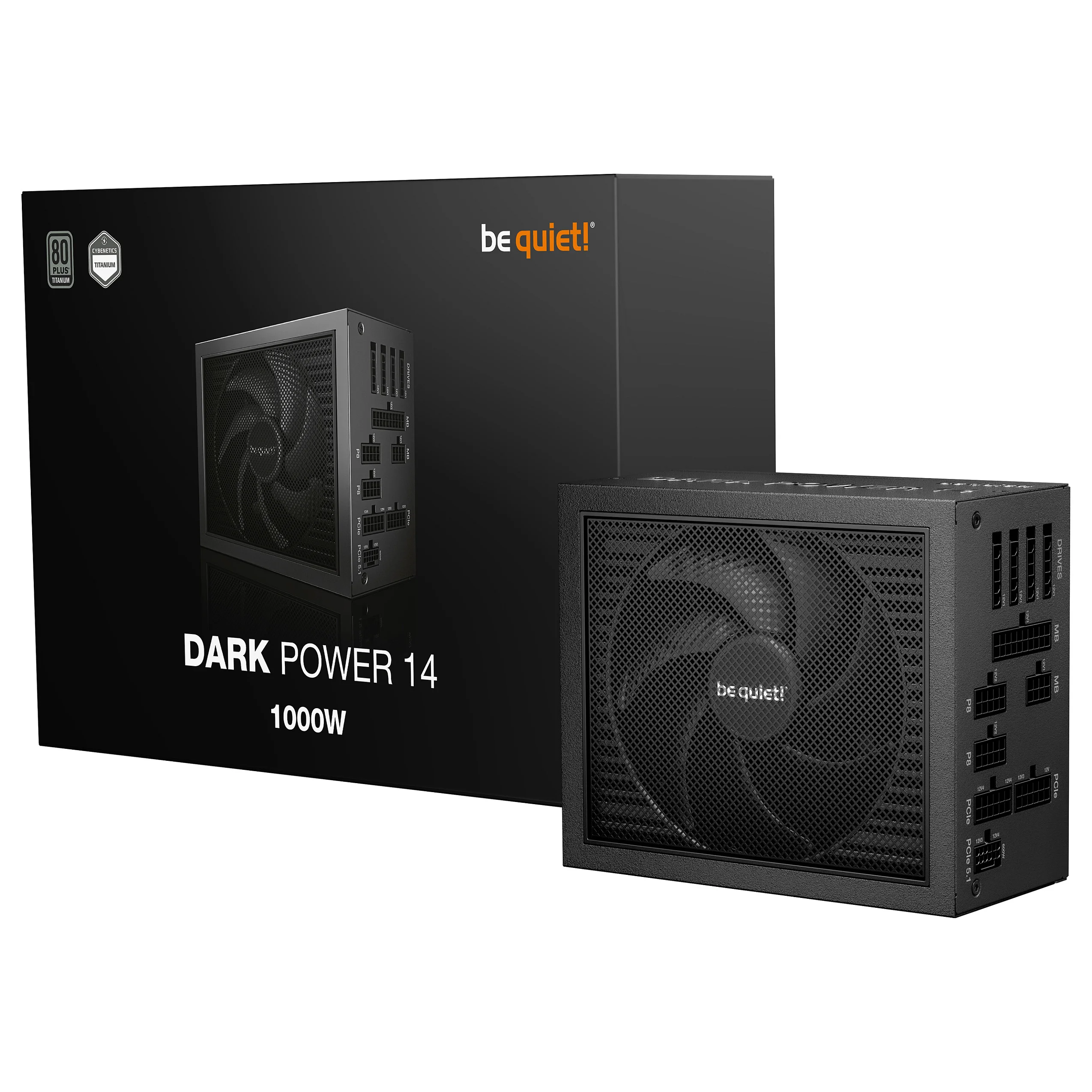 be quiet  Dark Power 14 1000 W   80 Plus Titanium Netzteil 20 4 pin ATX ATX Schwarz PC-Komponenten